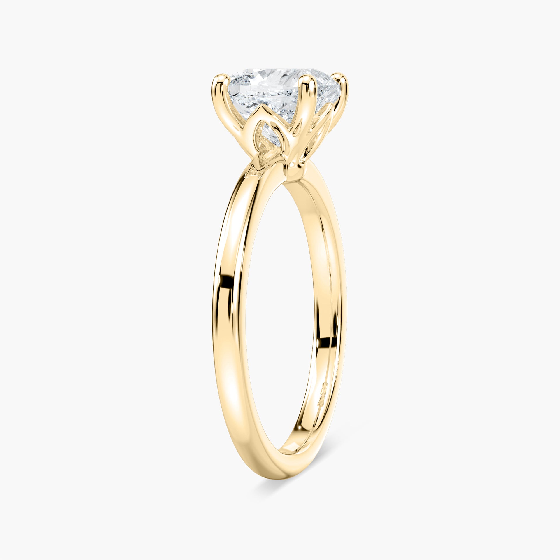 Rosey Verlobungsring – Gelbgold