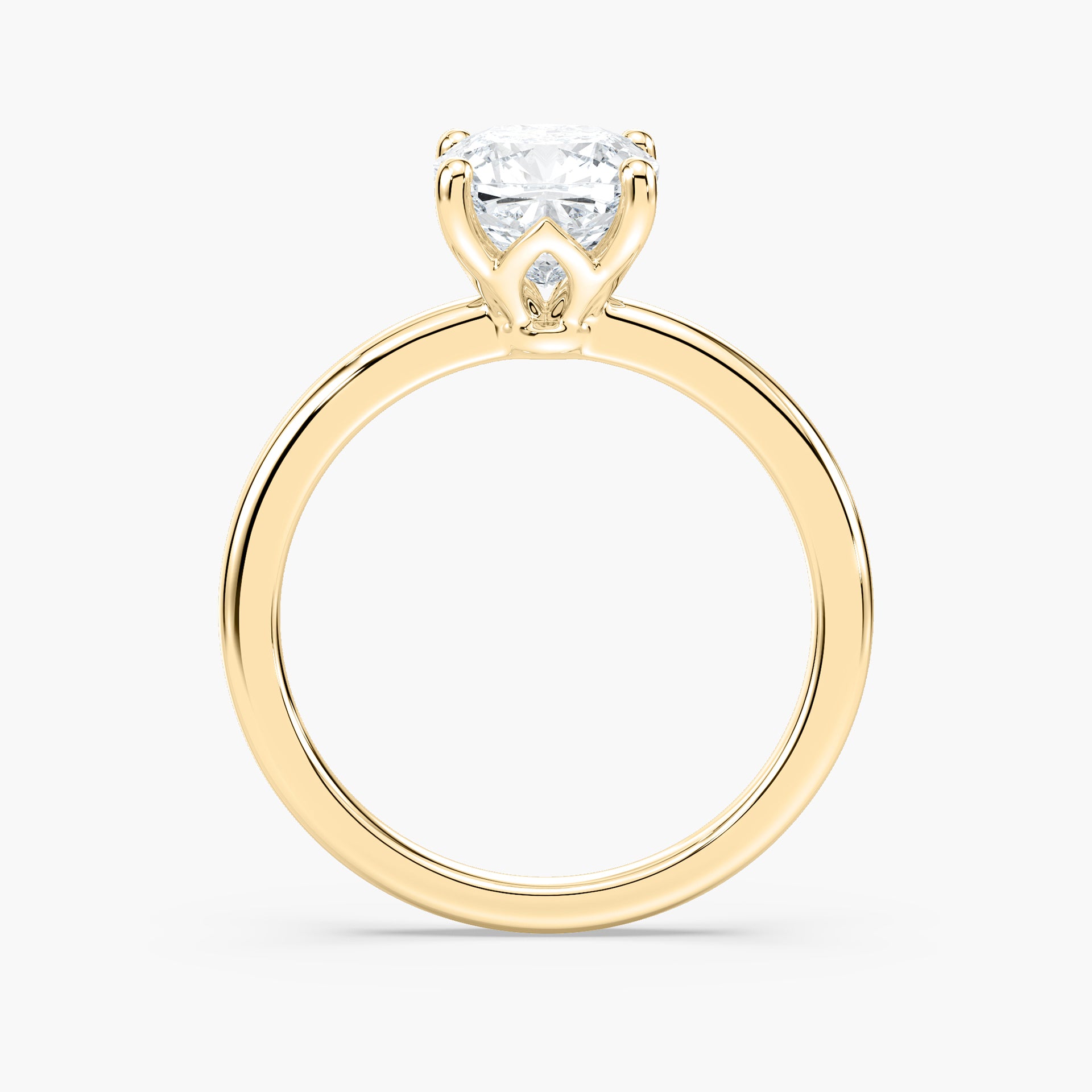 Rosey Verlobungsring – Gelbgold