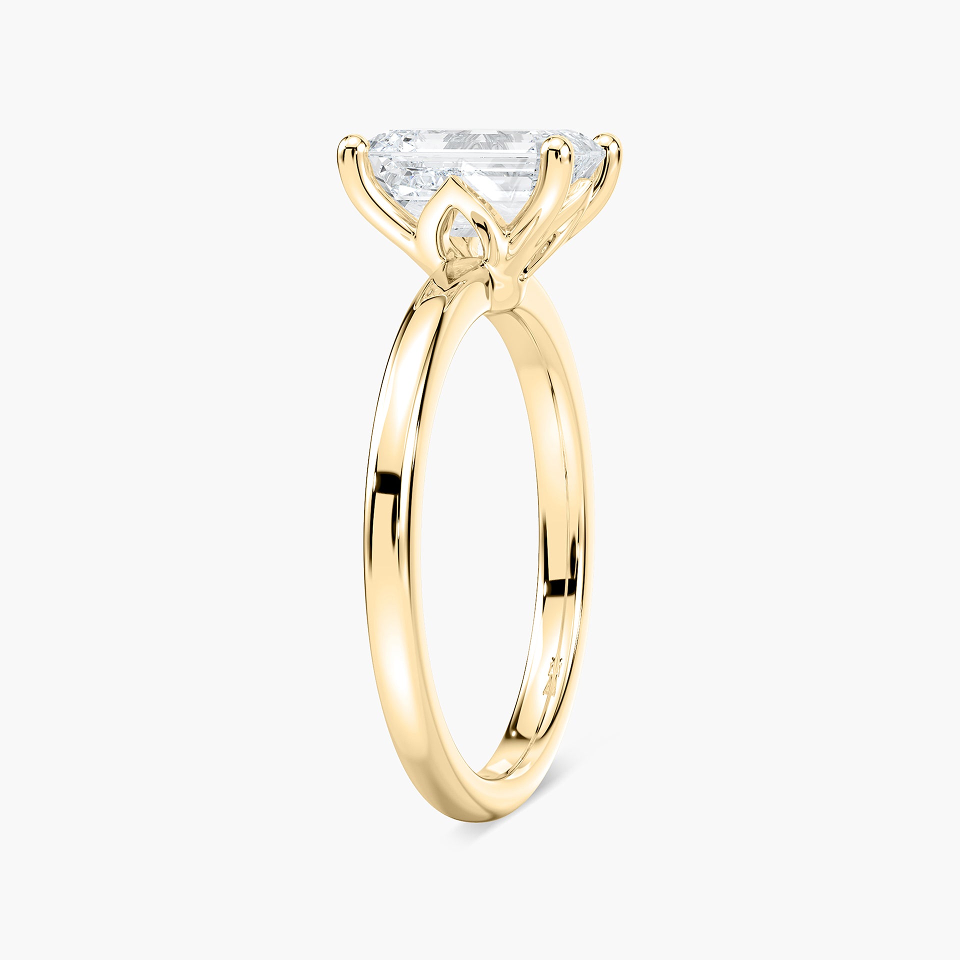 Rosey Verlobungsring – Gelbgold