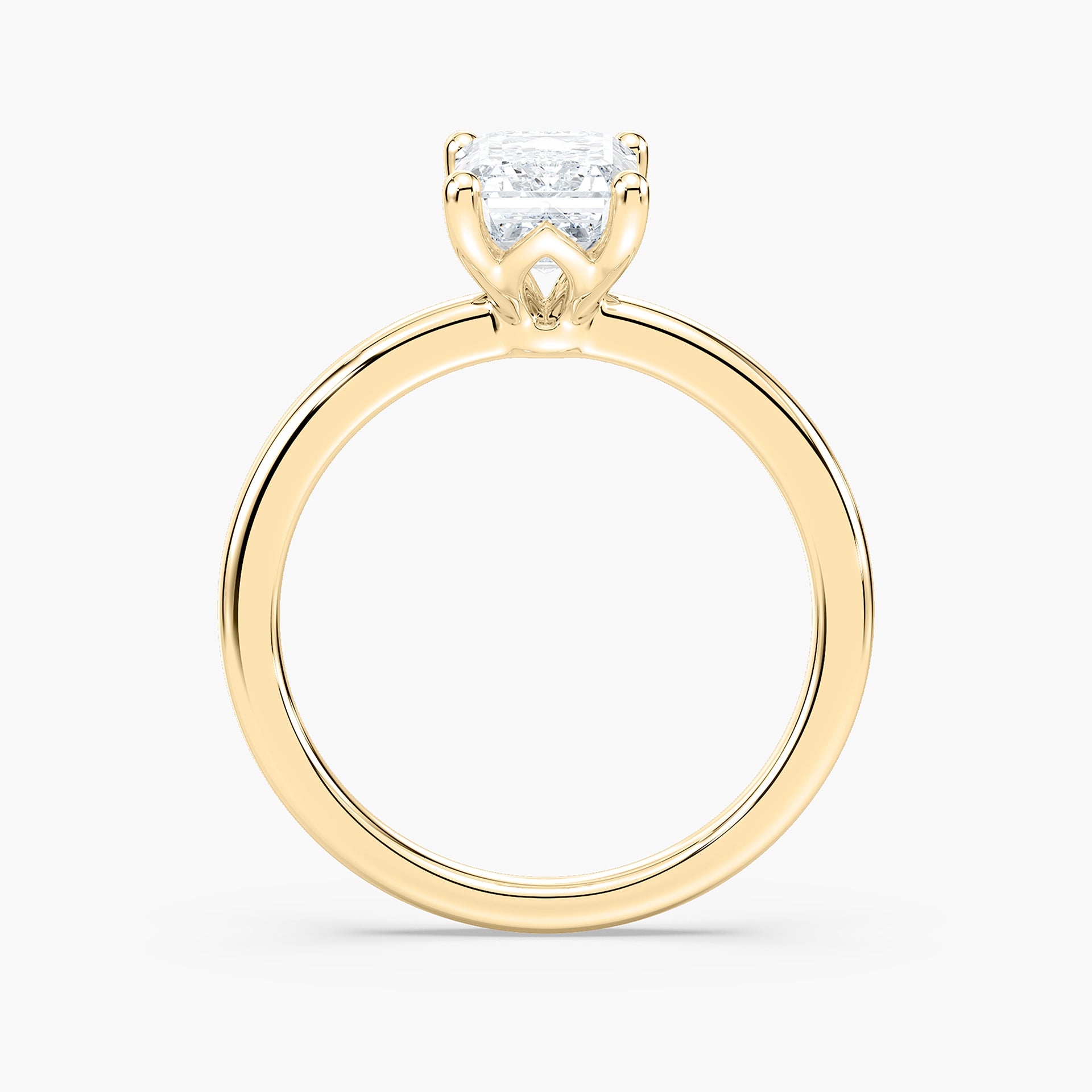 Rosey Verlobungsring – Gelbgold