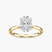 Rosey Verlobungsring – Gelbgold