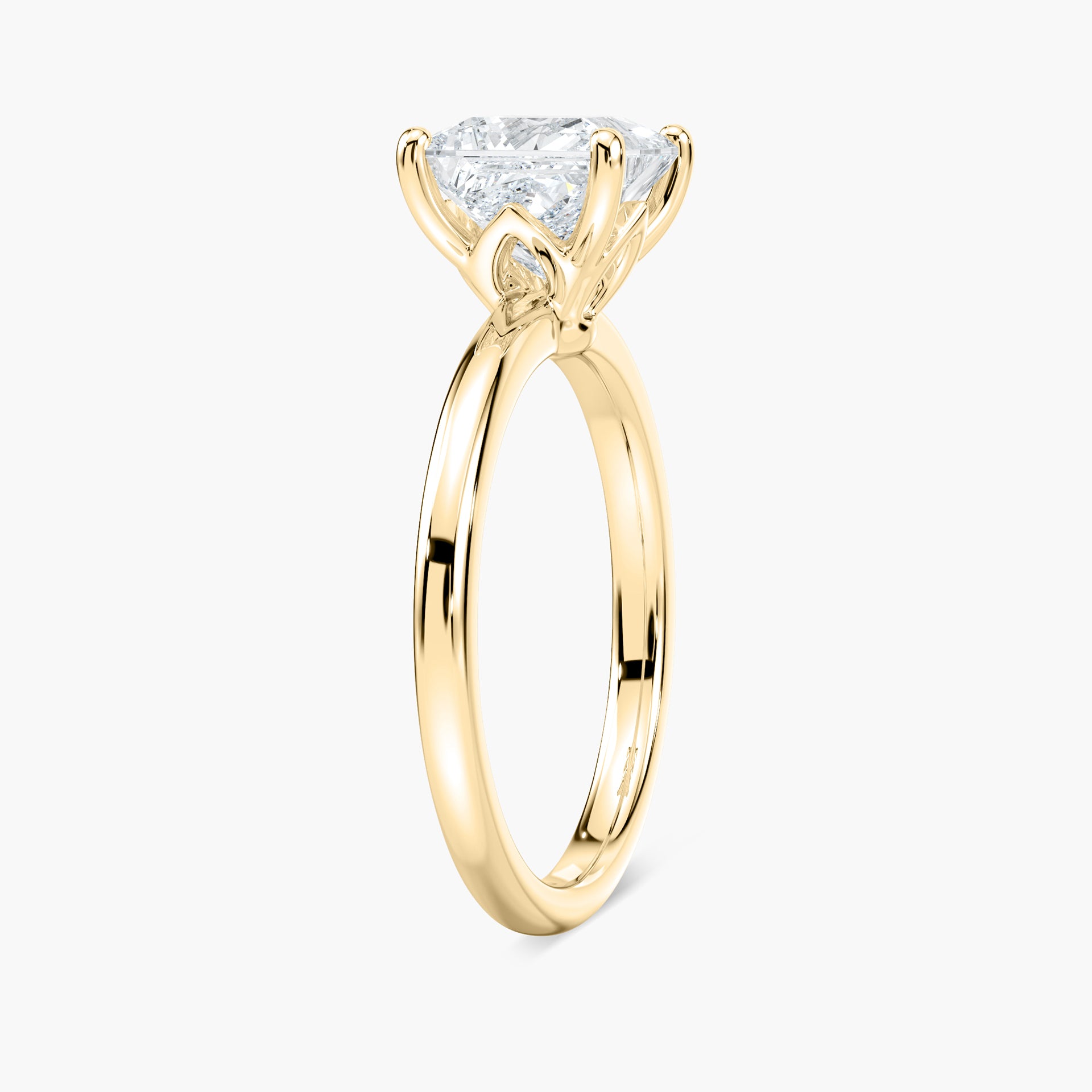 Rosey Verlobungsring – Gelbgold