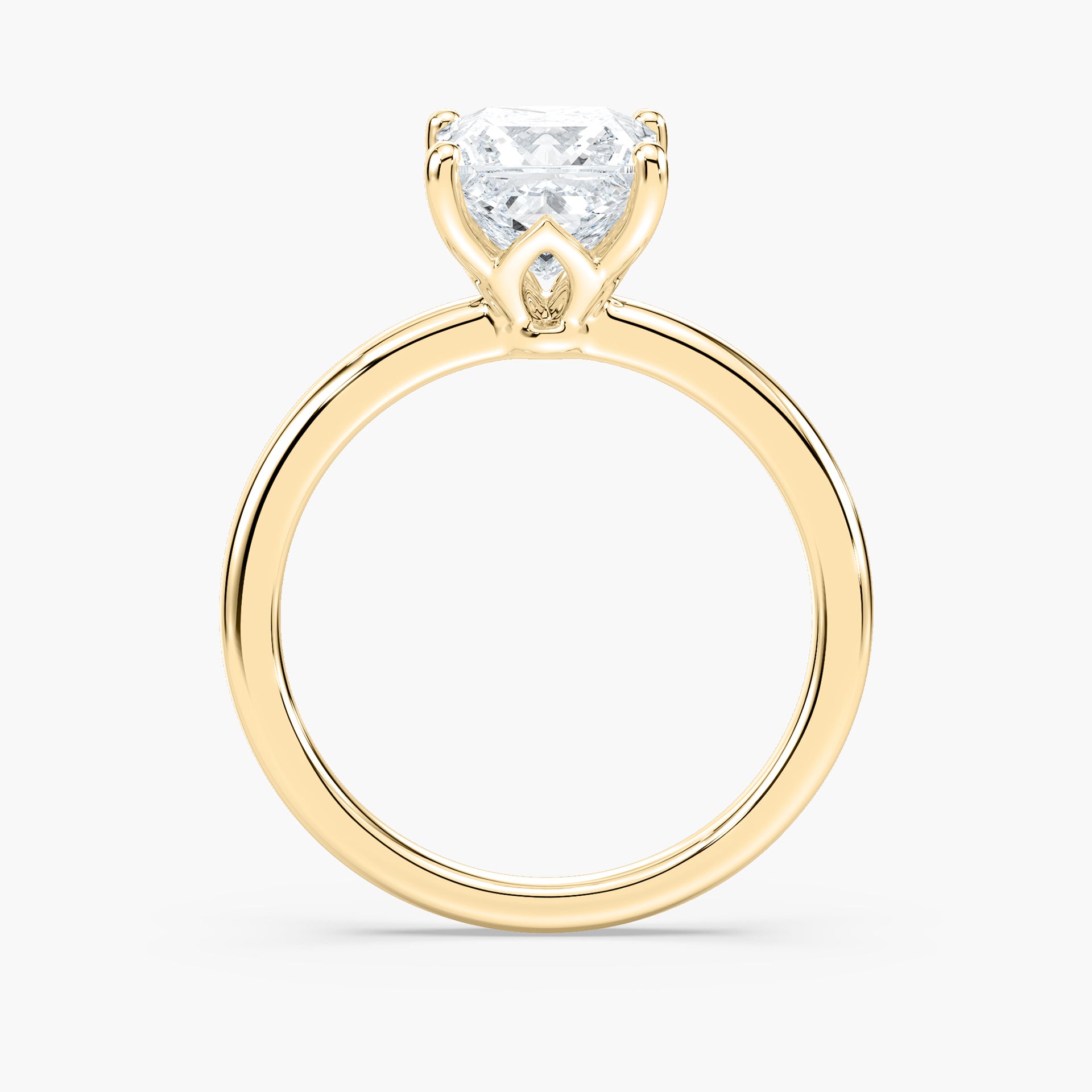 Rosey Verlobungsring – Gelbgold