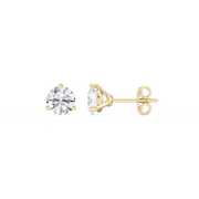 Lovea Martini Ohrstecker Steckverschluss – Rundschliff – Gelbgold