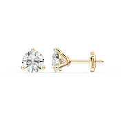 Lovea Martini Ohrstecker Sicherheitsverschluss – Rundschliff – Gelbgold