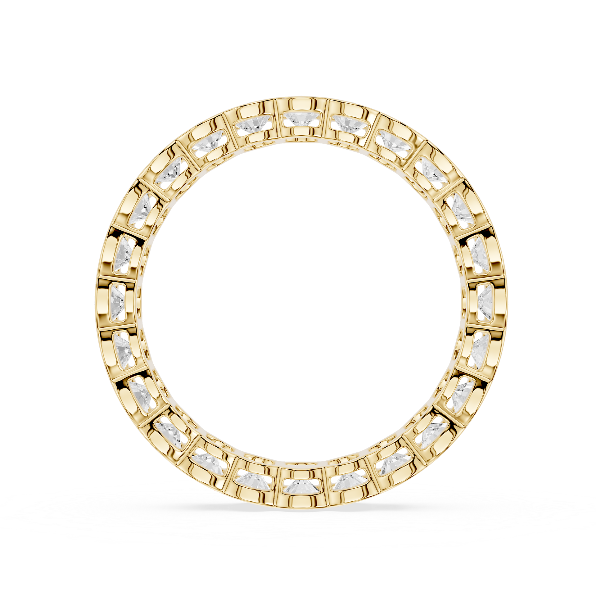 Lovea Serena Eternity Ring Ovalschliff – Gelbgold