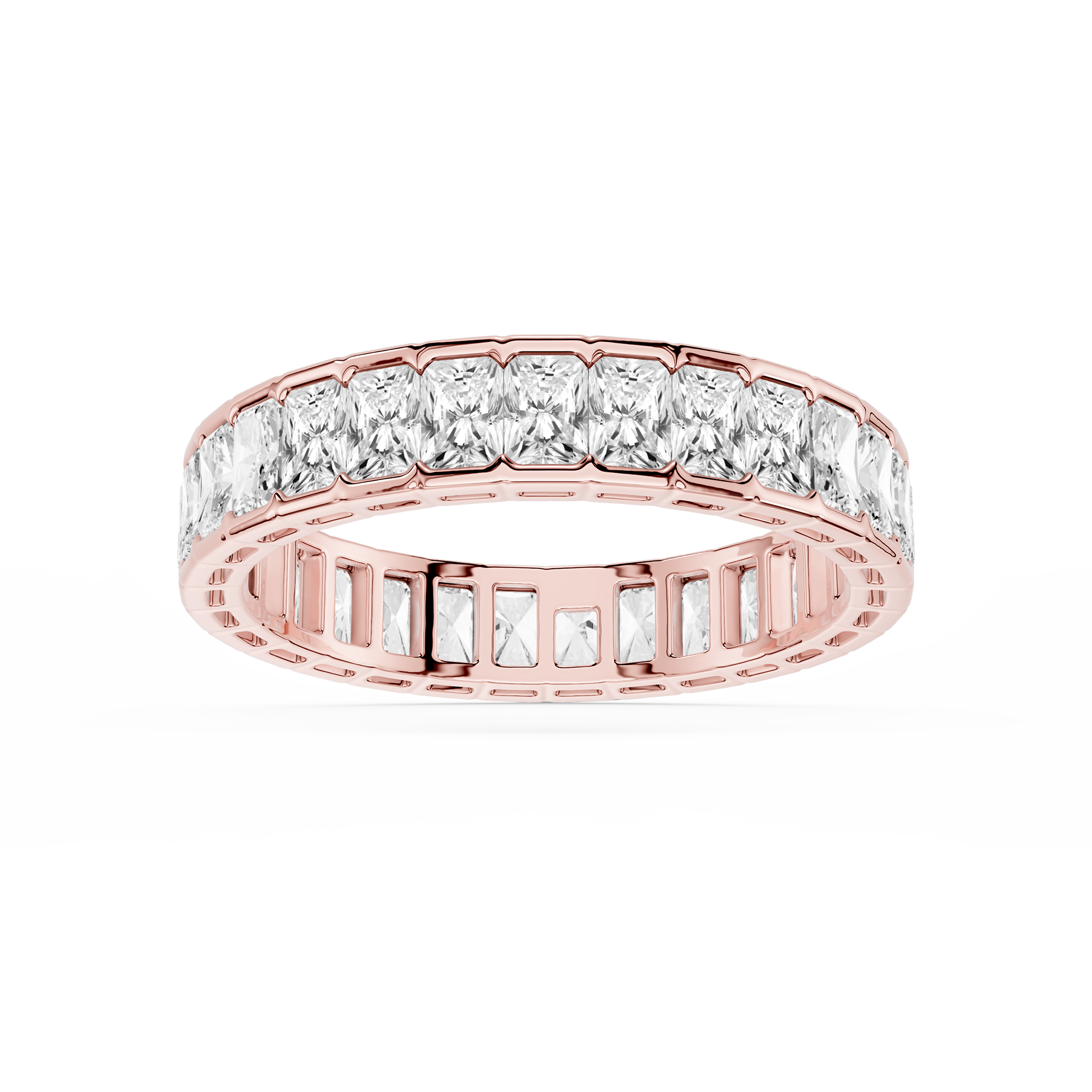 Lovea Serena Eternity Ring Radiantschliff – Roségold