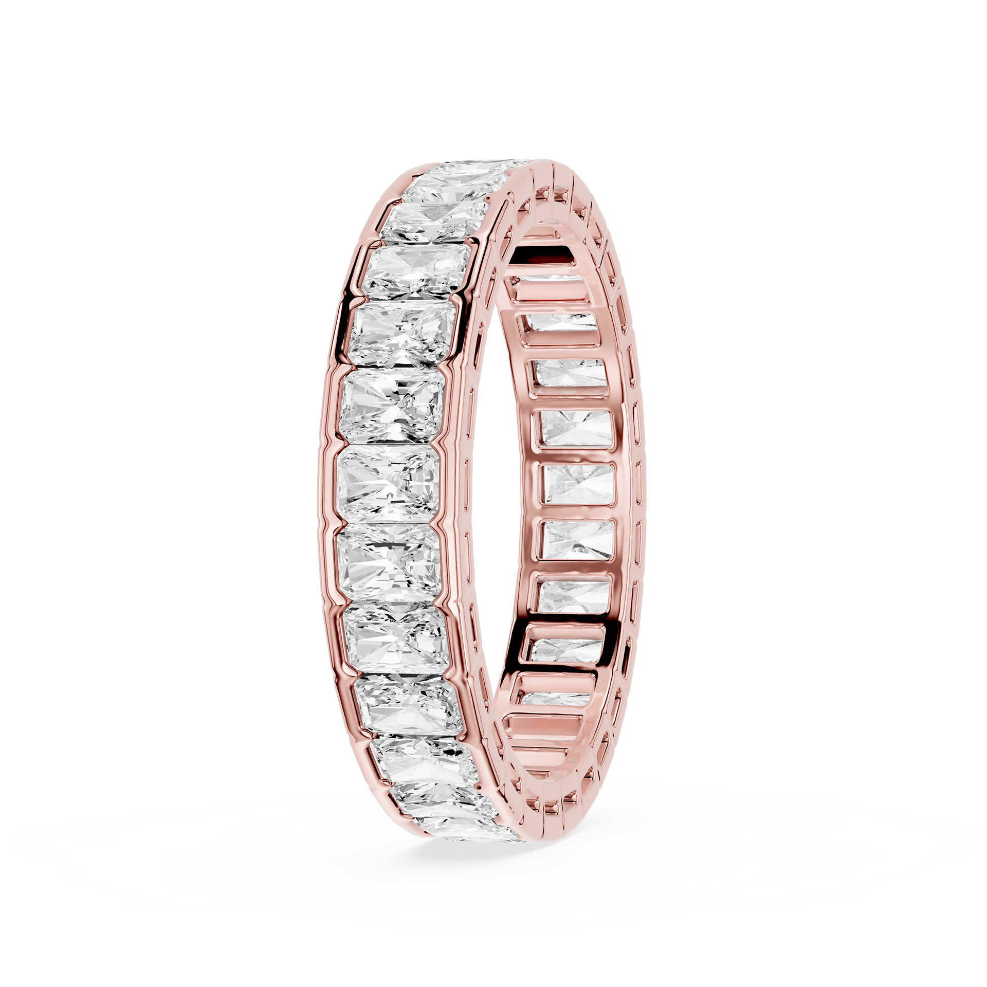 Lovea Serena Eternity Ring Radiantschliff – Roségold