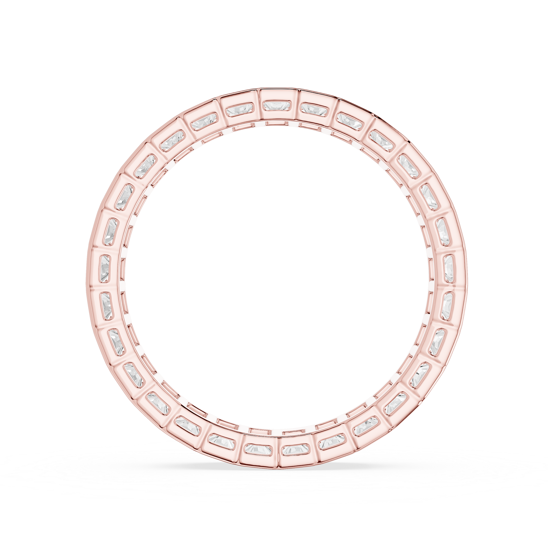 Lovea Serena Eternity Ring Radiantschliff – Roségold
