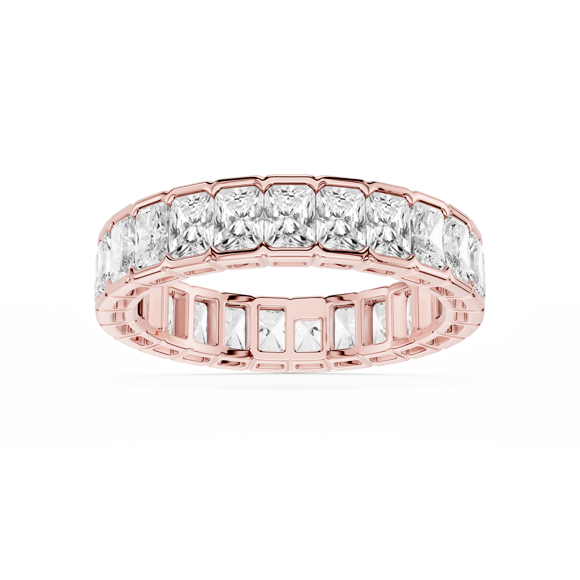Lovea Serena Eternity Ring Radiantschliff – Roségold