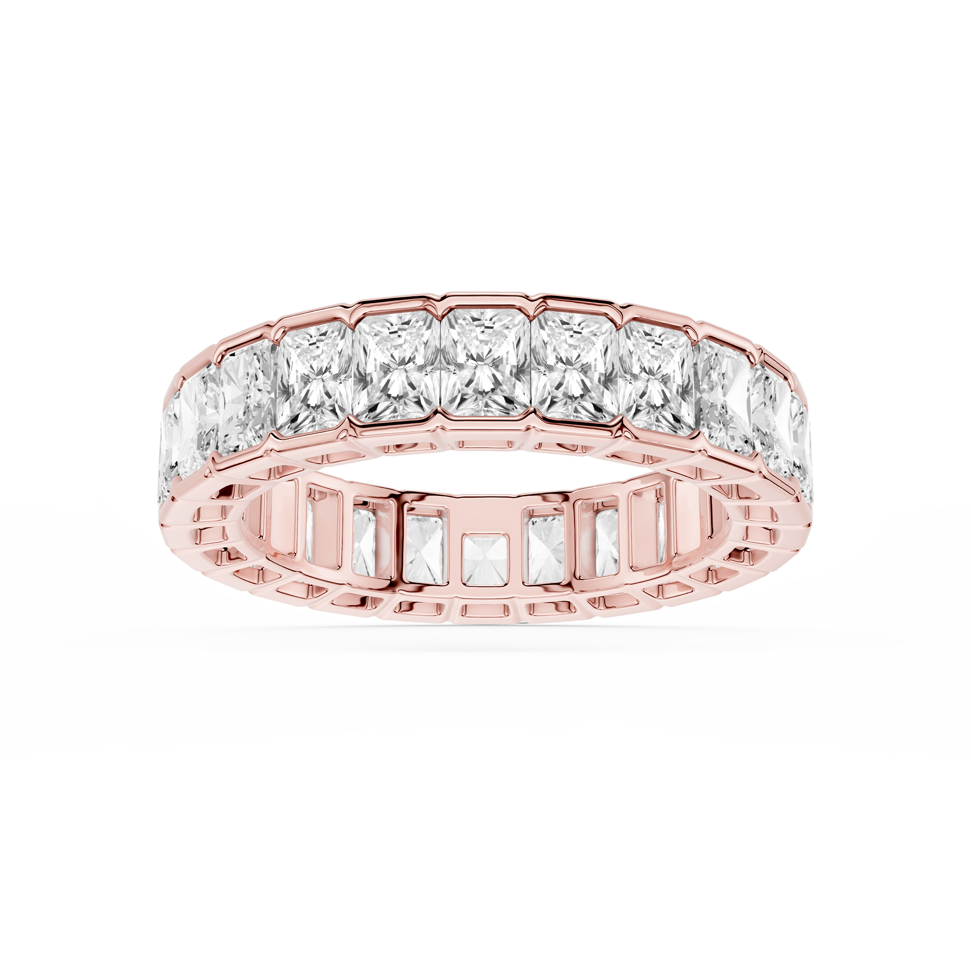 Lovea Serena Eternity Ring Radiantschliff – Roségold