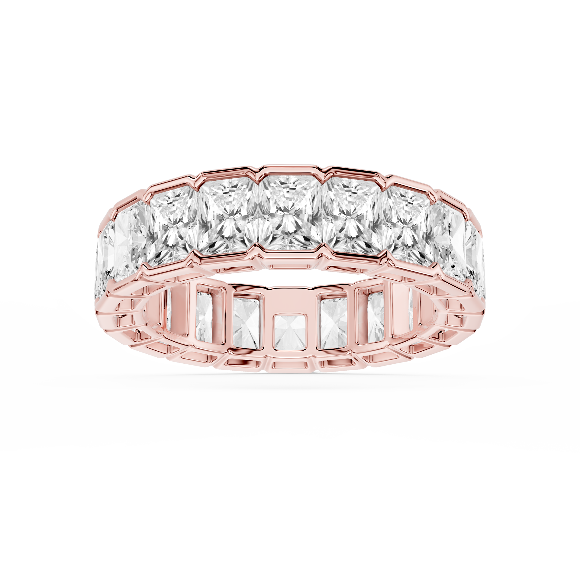 Lovea Serena Eternity Ring Radiantschliff – Roségold