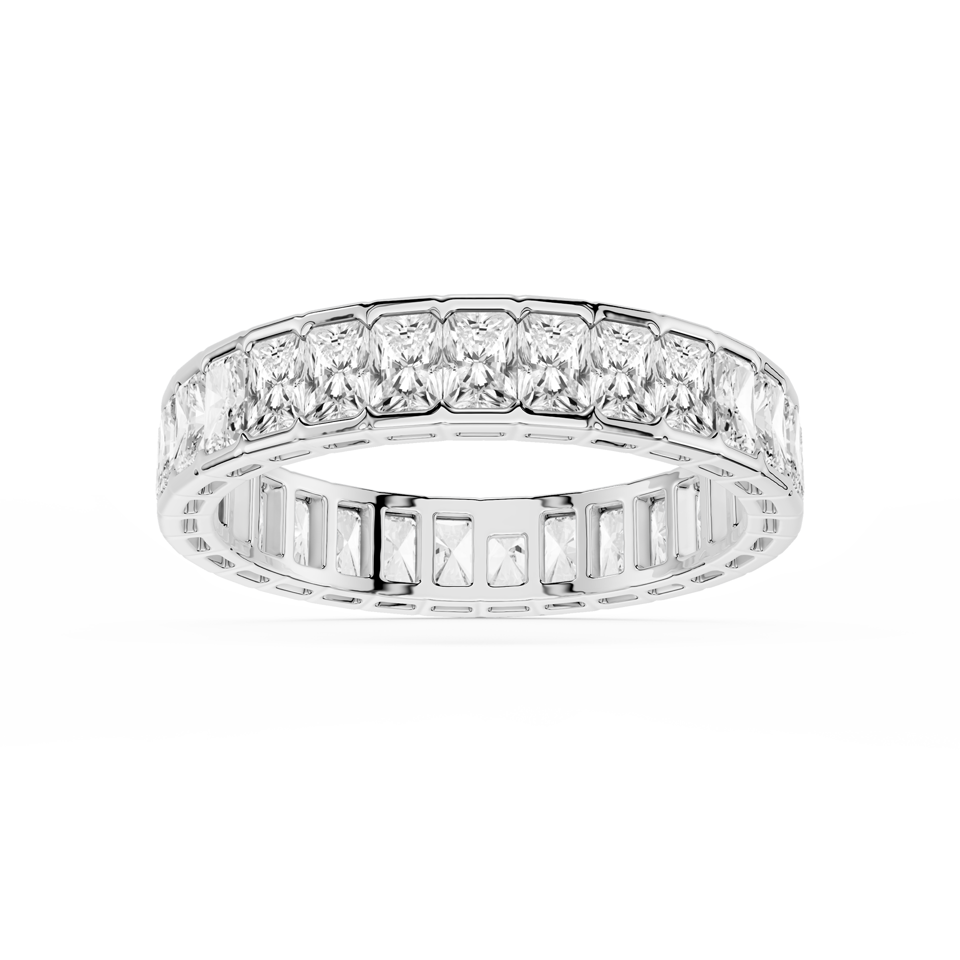 Lovea Serena Eternity Ring Radiantschliff – Weißgold