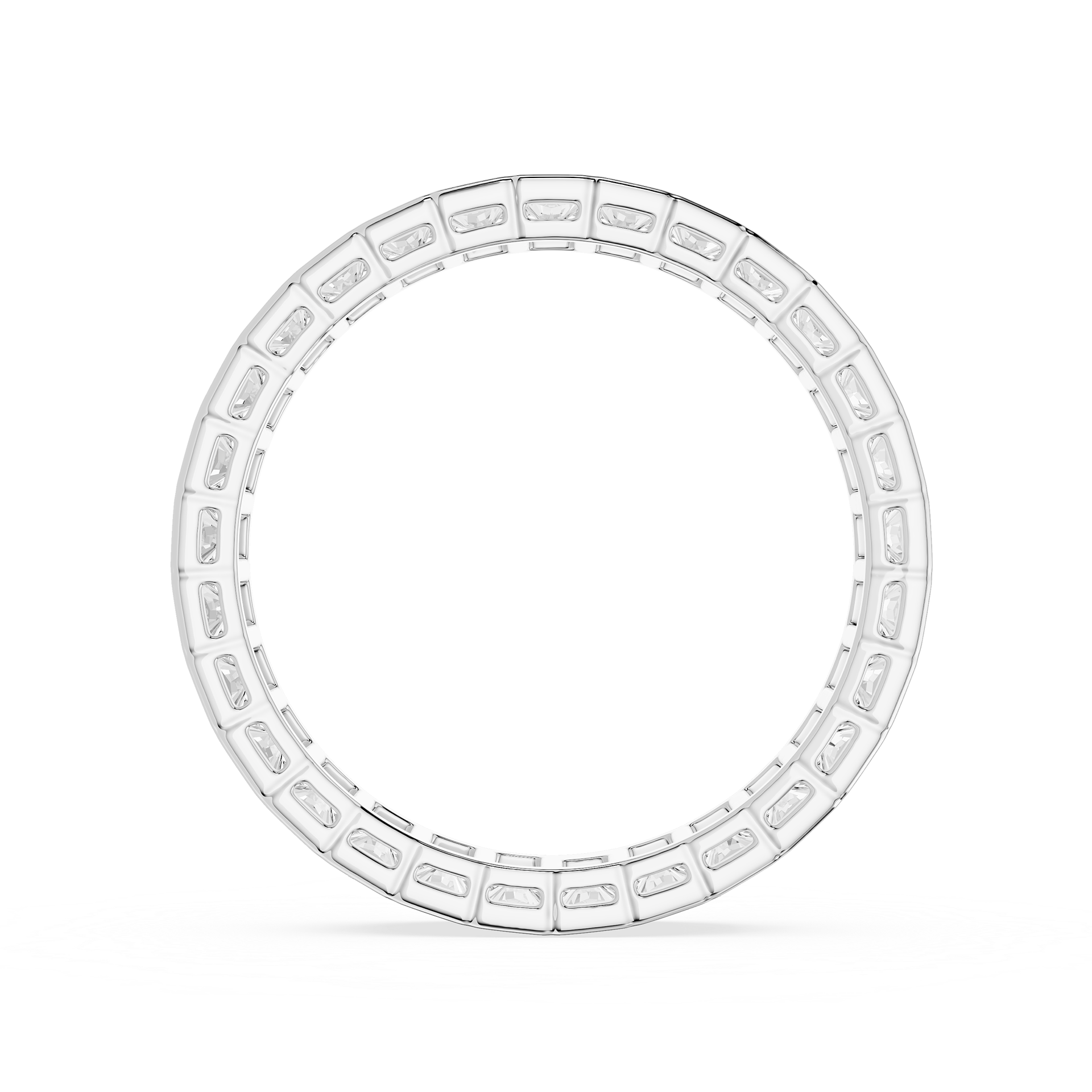 Lovea Serena Eternity Ring Radiantschliff – Weißgold