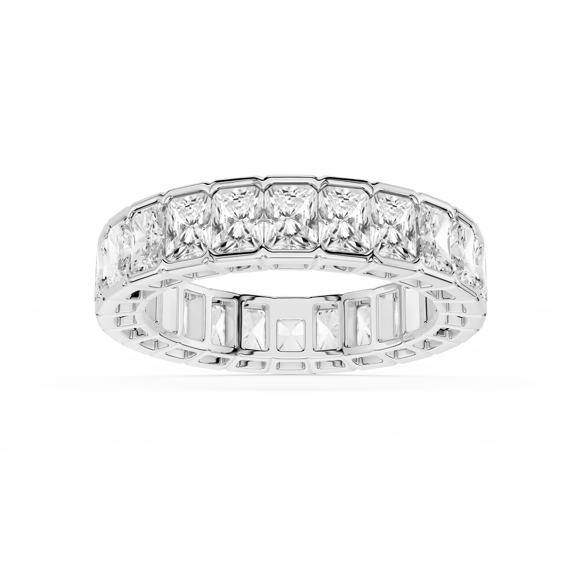 Lovea Serena Eternity Ring Radiantschliff – Weißgold