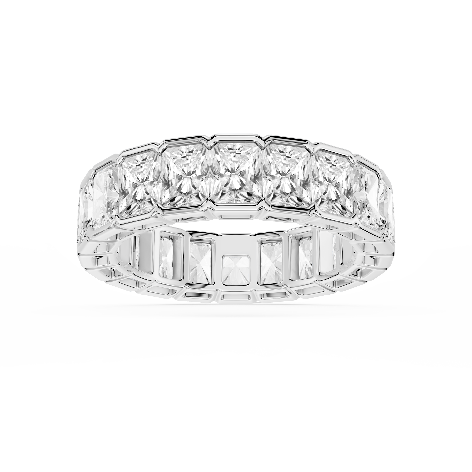 Lovea Serena Eternity Ring Radiantschliff – Weißgold