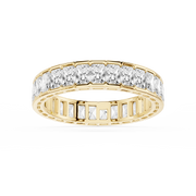 Lovea Serena Eternity Ring Radiantschliff – Gelbgold