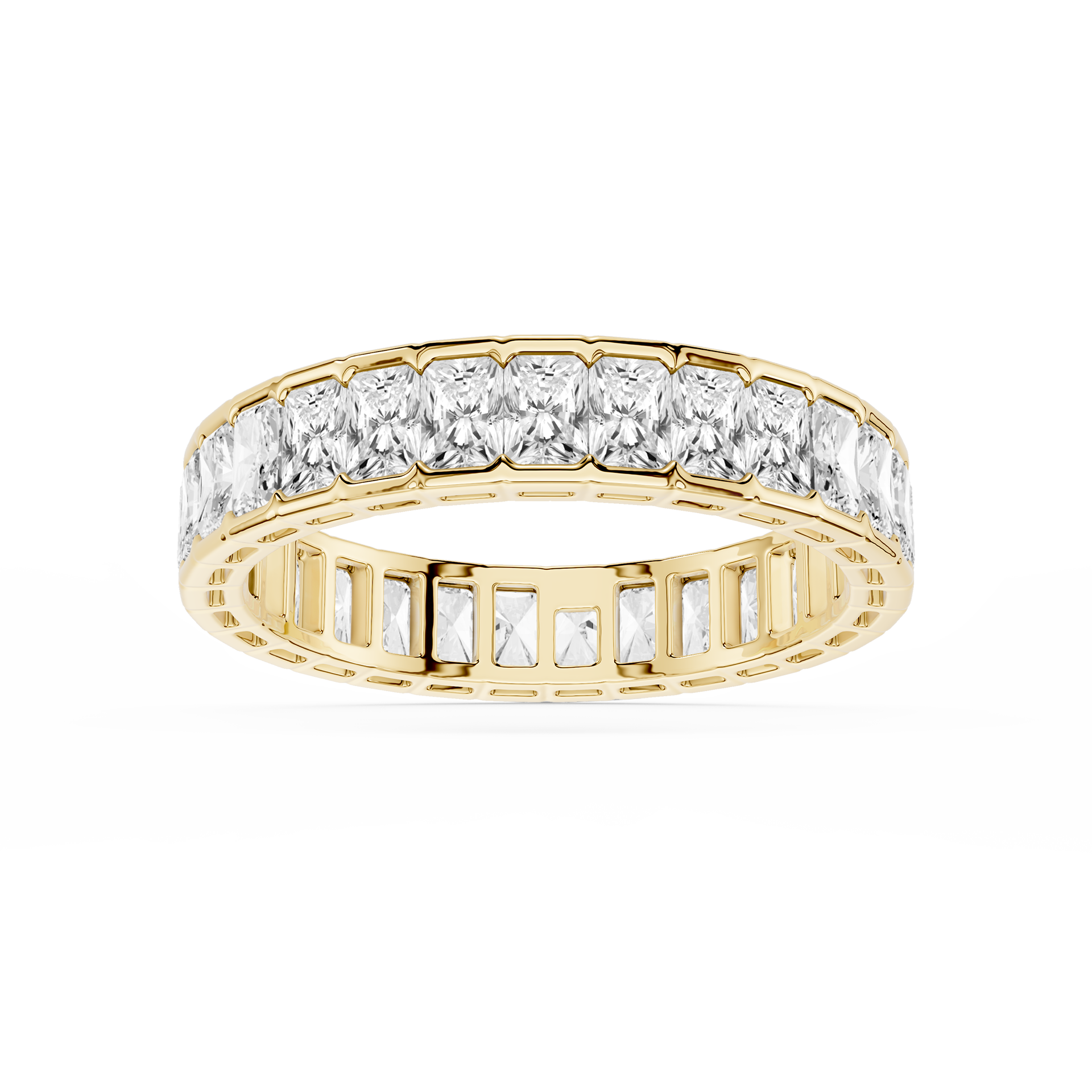 Lovea Serena Eternity Ring Radiantschliff – Gelbgold