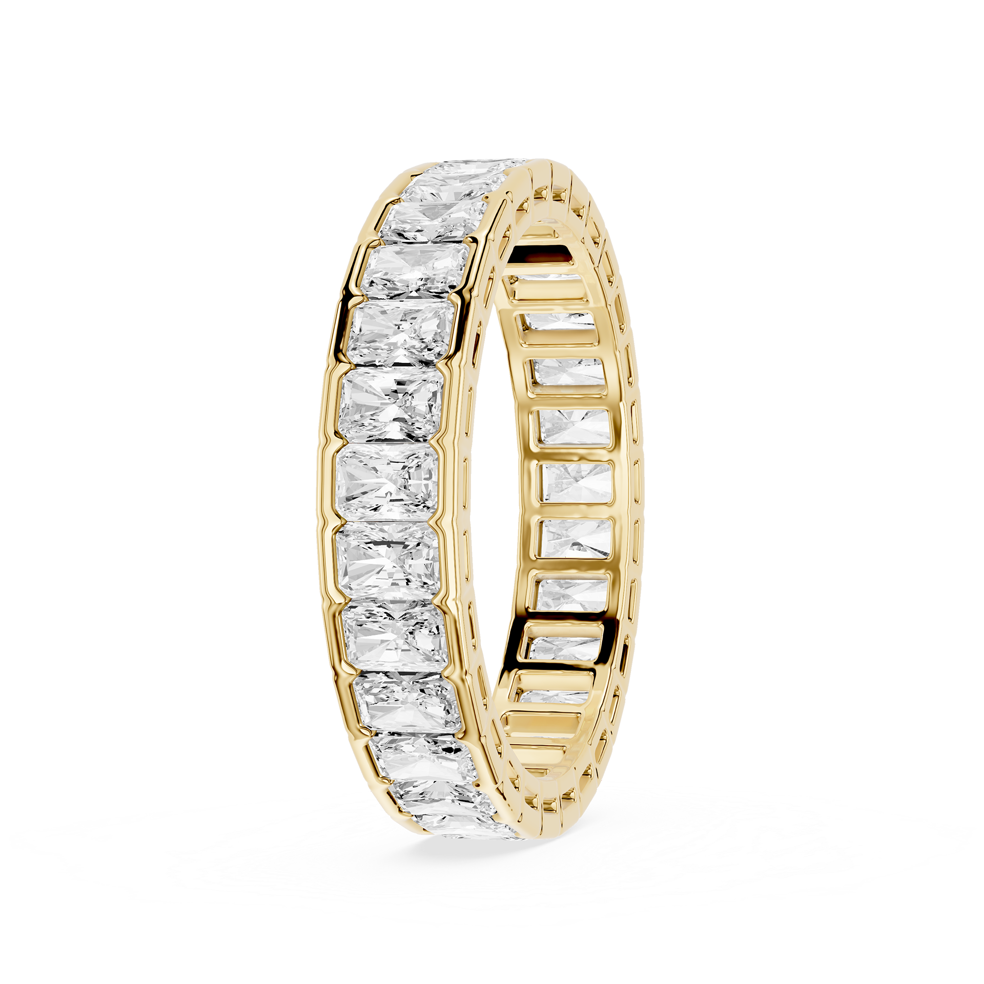 Lovea Serena Eternity Ring Radiantschliff – Gelbgold