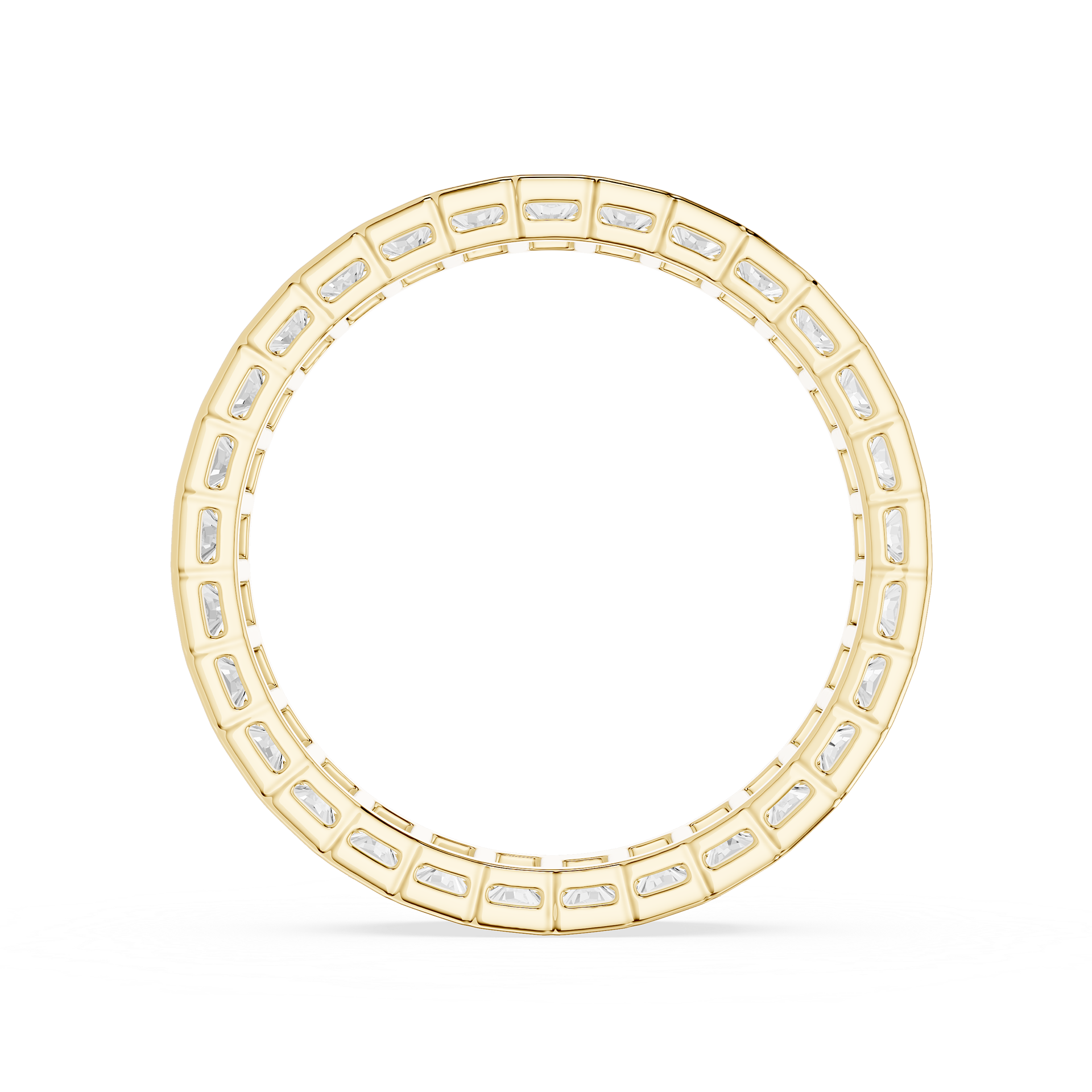 Lovea Serena Eternity Ring Radiantschliff – Gelbgold