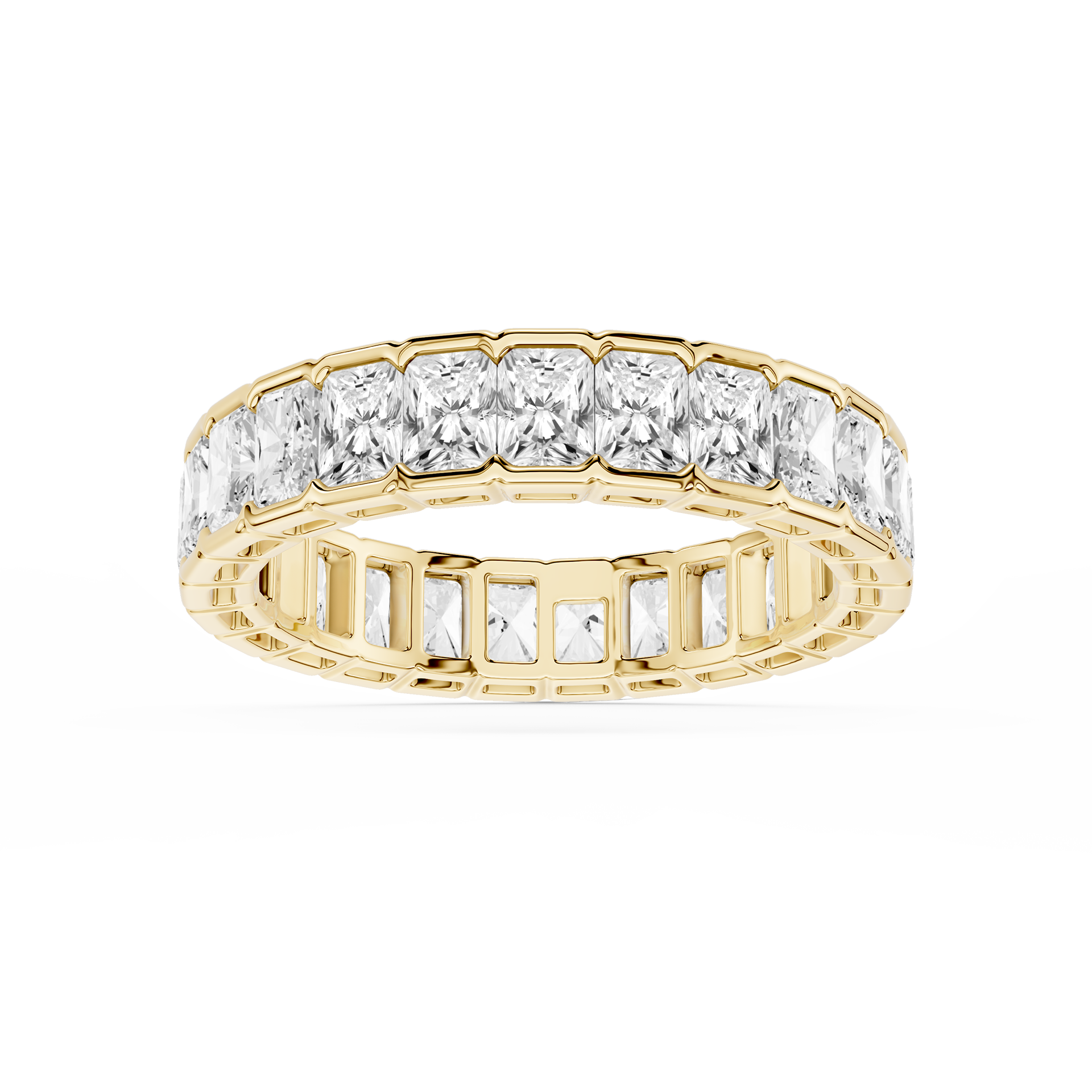 Lovea Serena Eternity Ring Radiantschliff – Gelbgold