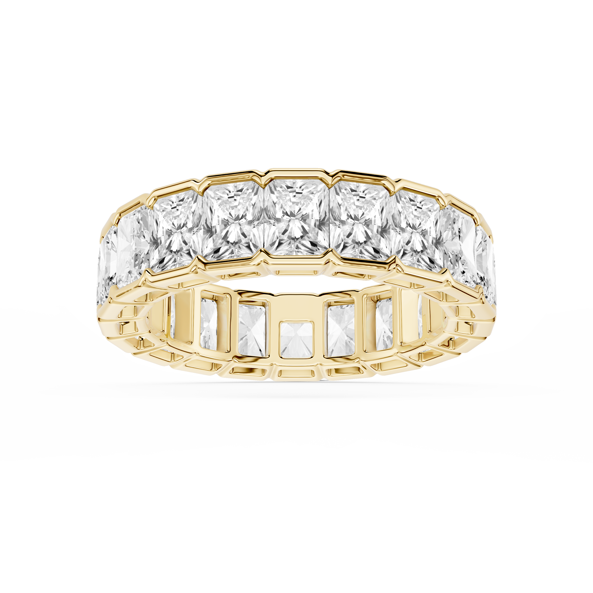 Lovea Serena Eternity Ring Radiantschliff – Gelbgold