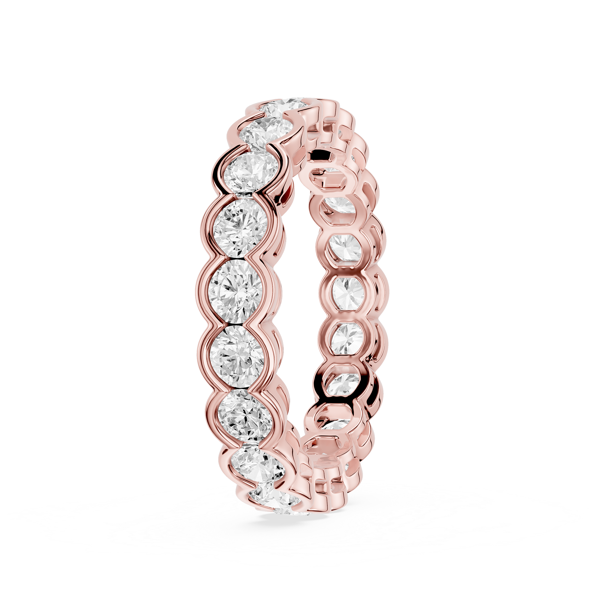 Lovea Serena Eternity Ring Rundschliff – Roségold