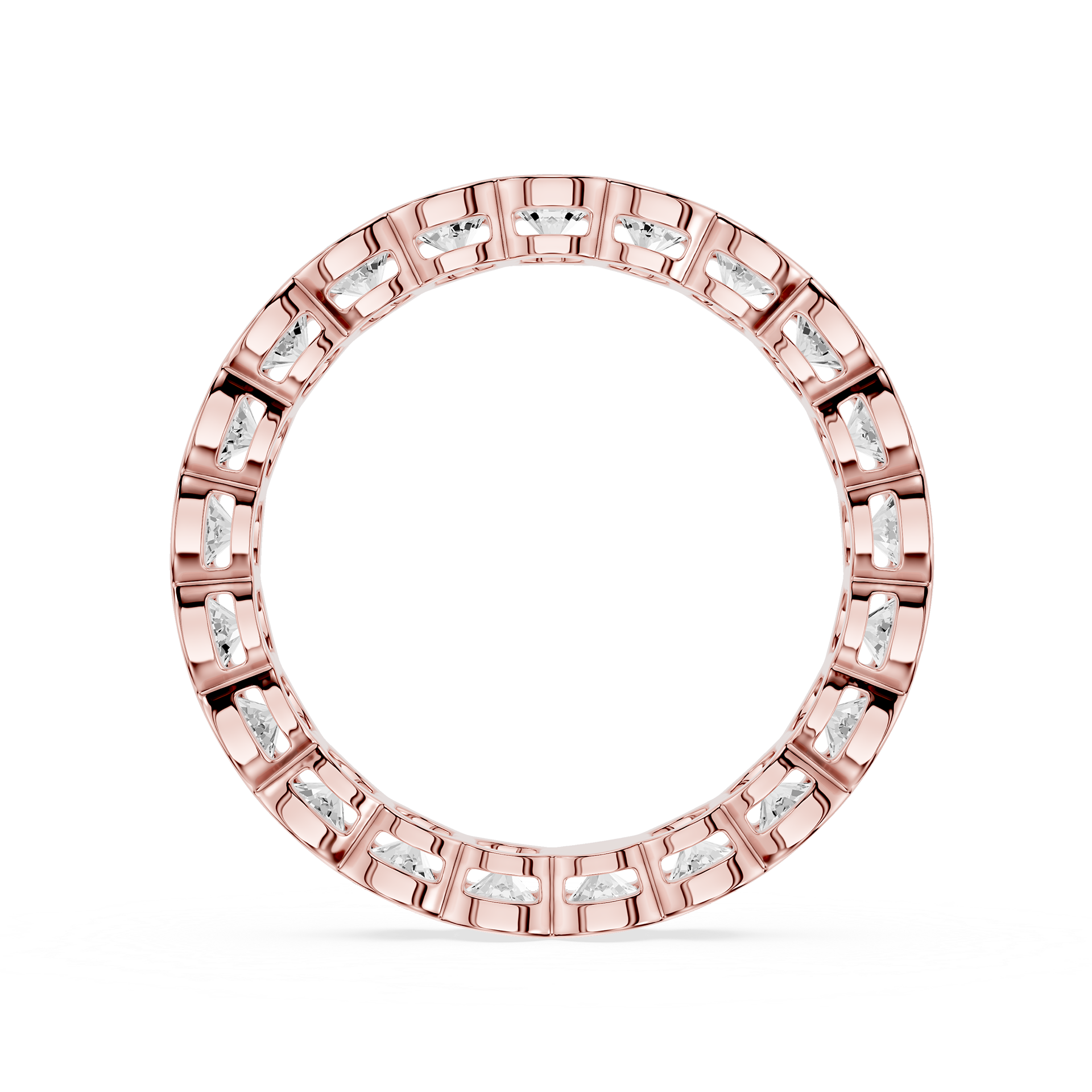 Lovea Serena Eternity Ring Rundschliff – Roségold