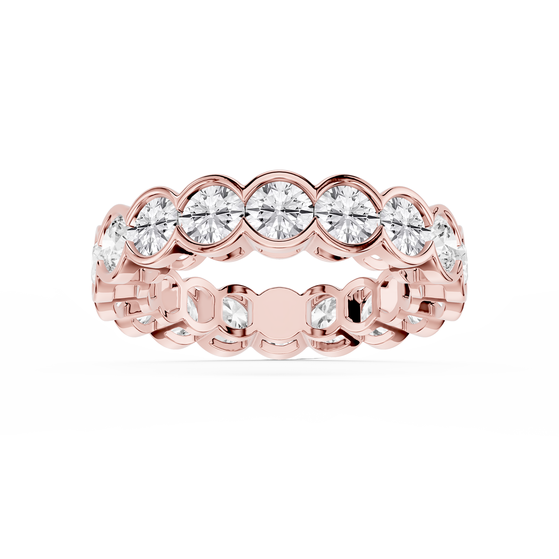 Lovea Serena Eternity Ring Rundschliff – Roségold