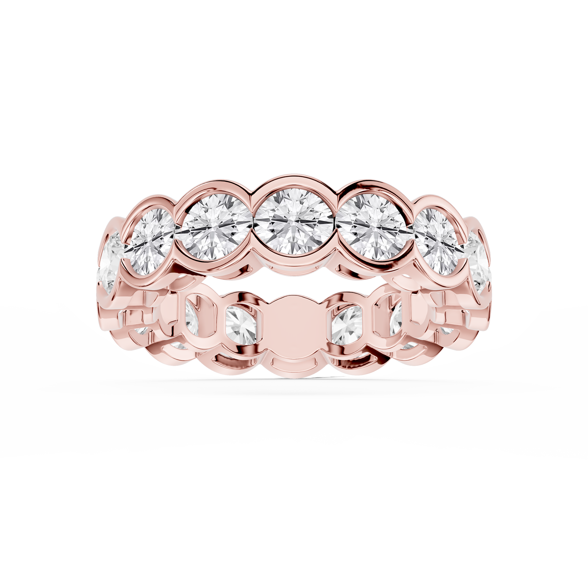 Lovea Serena Eternity Ring Rundschliff – Roségold