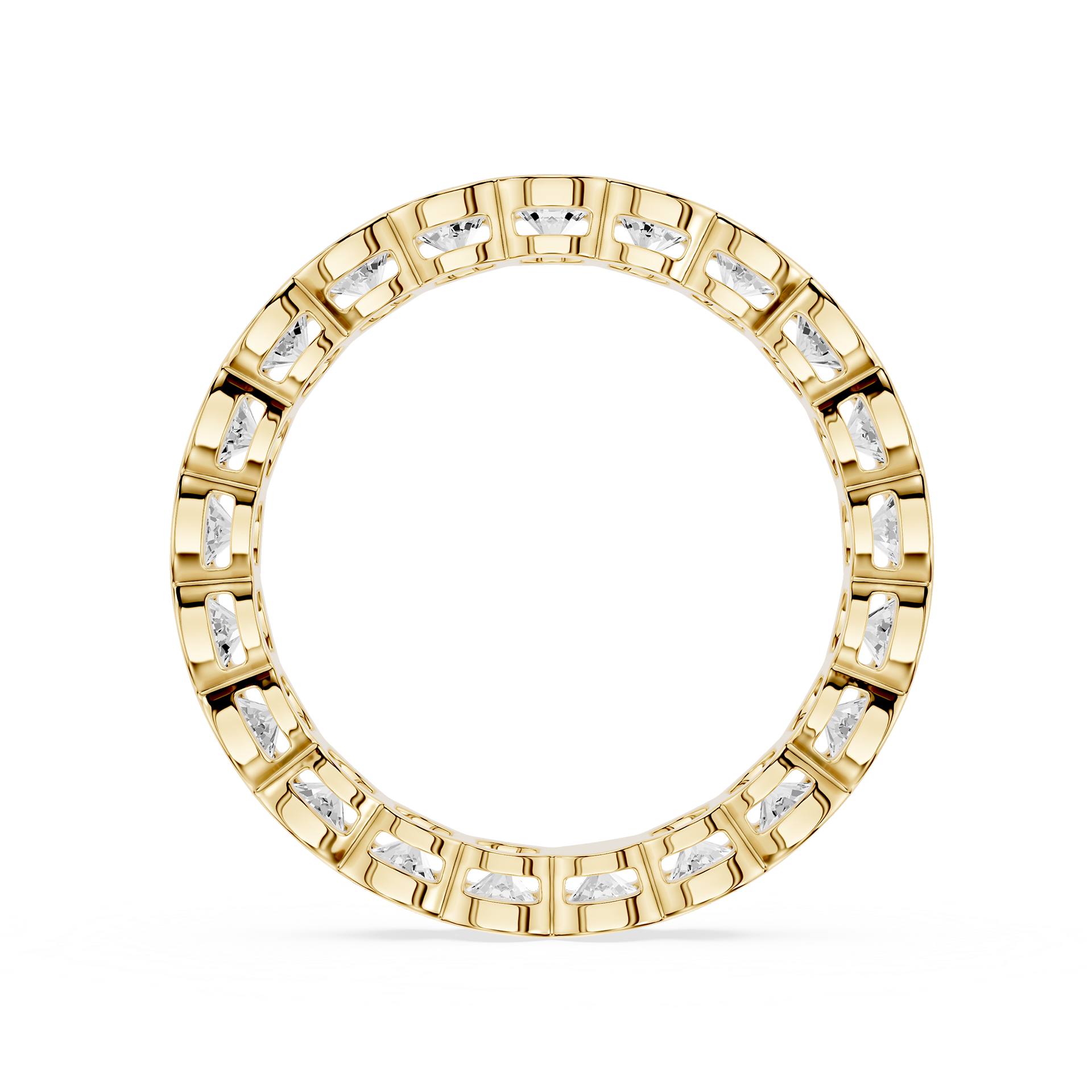 Lovea Serena Eternity Ring Rundschliff – Gelbgold
