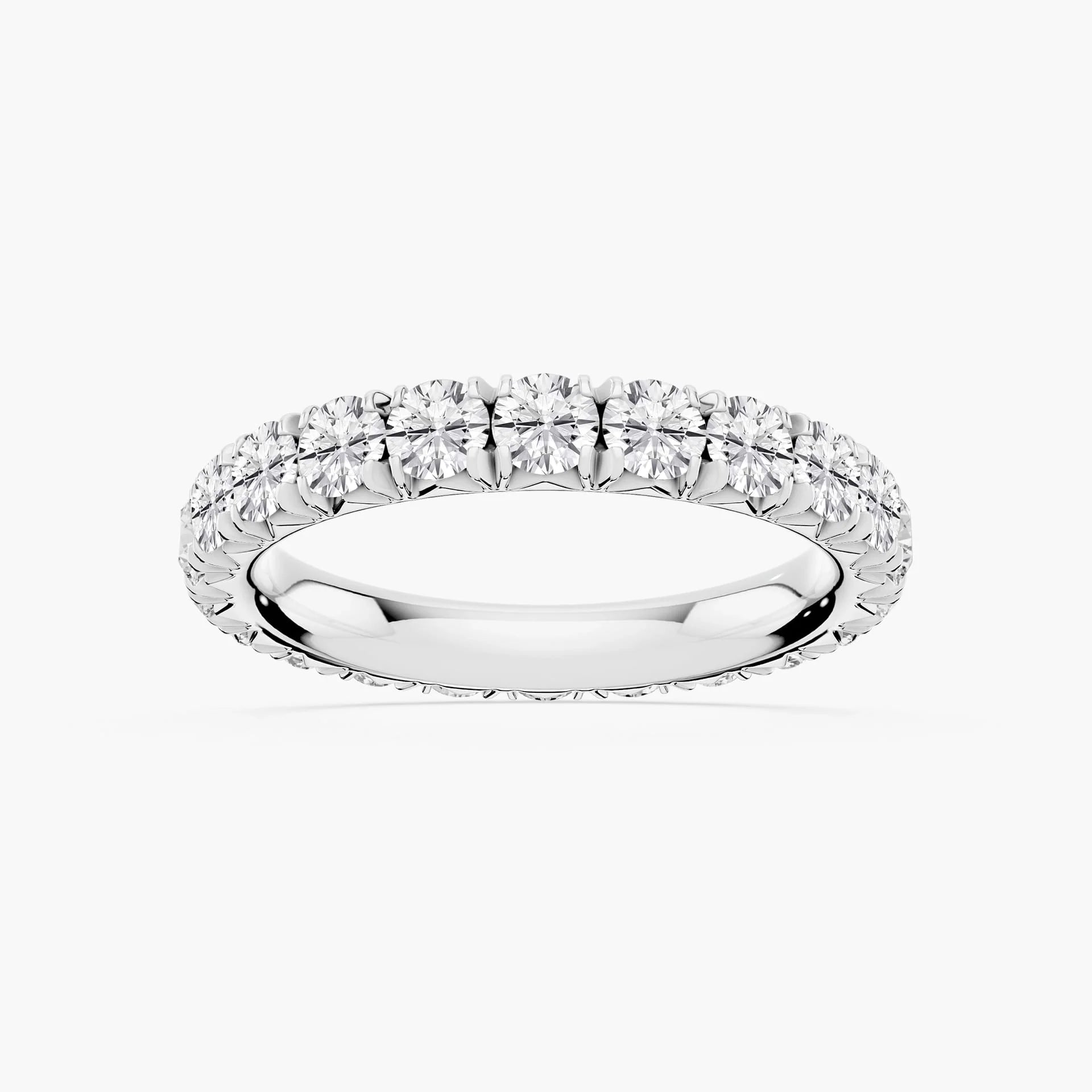 Lovea Sharon Eternity Ring Rundschliff – Weißgold