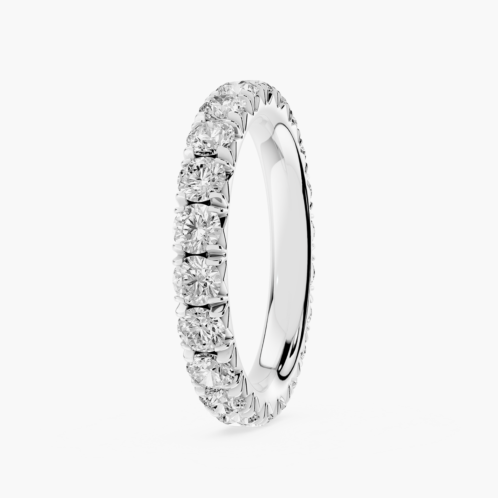Lovea Sharon Eternity Ring Rundschliff – Weißgold