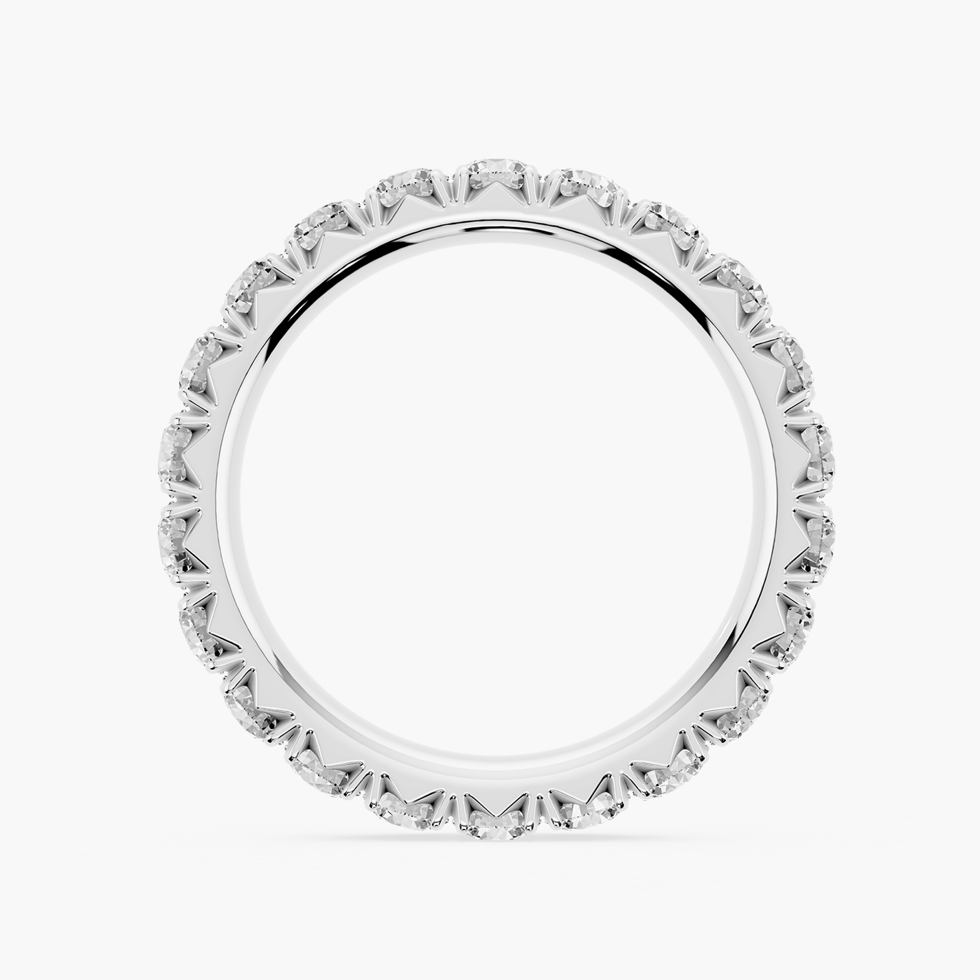 Lovea Sharon Eternity Ring Rundschliff – Weißgold