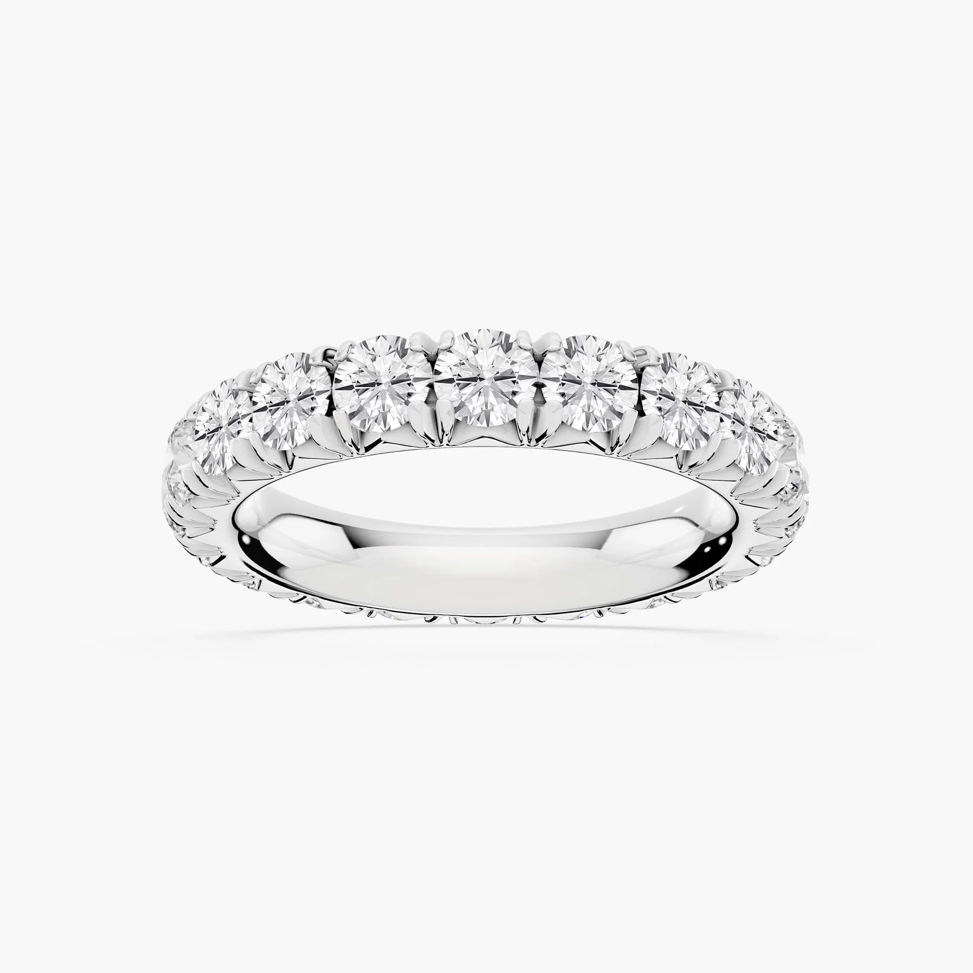 Lovea Sharon Eternity Ring Rundschliff – Weißgold