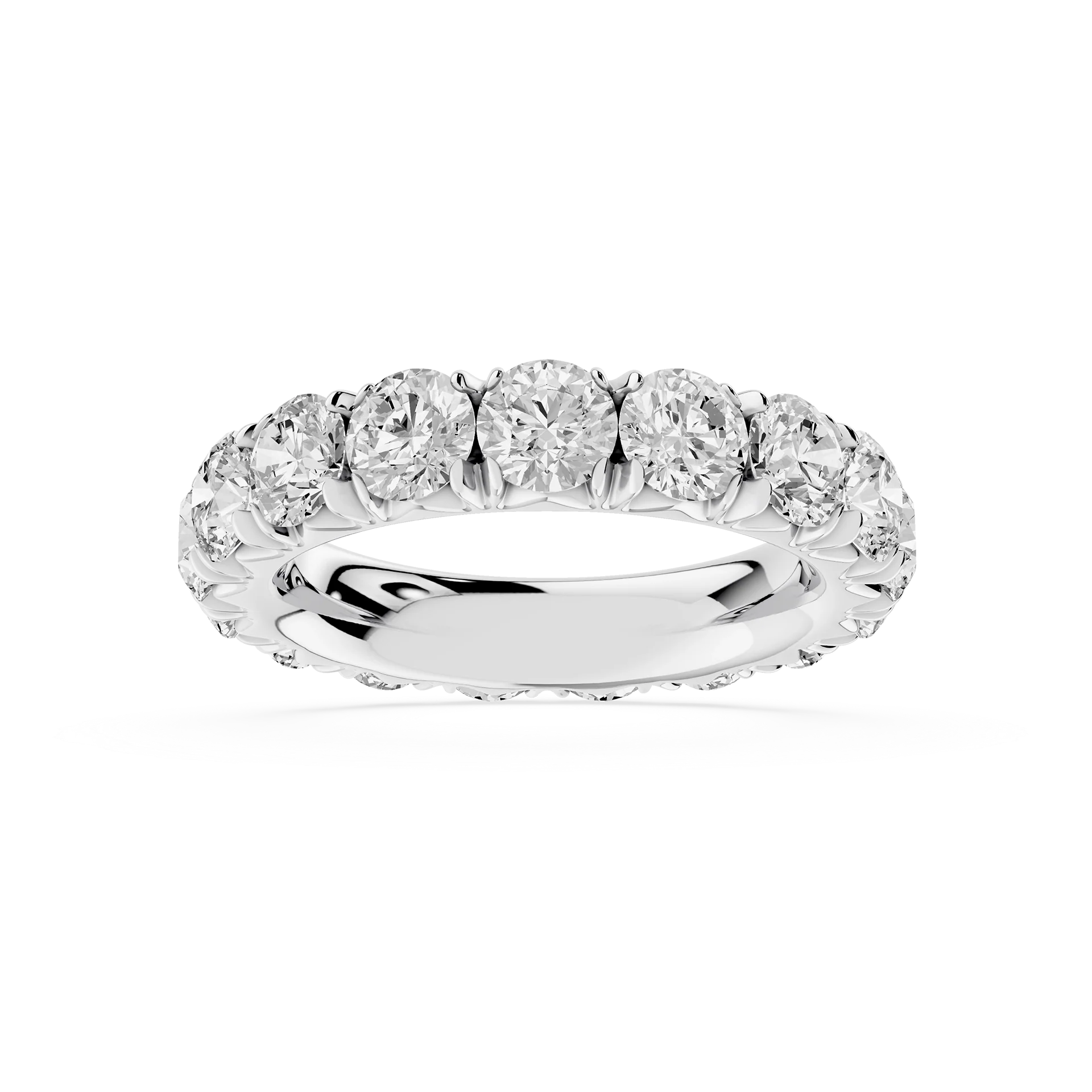 Lovea Sharon Eternity Ring Rundschliff – Weißgold