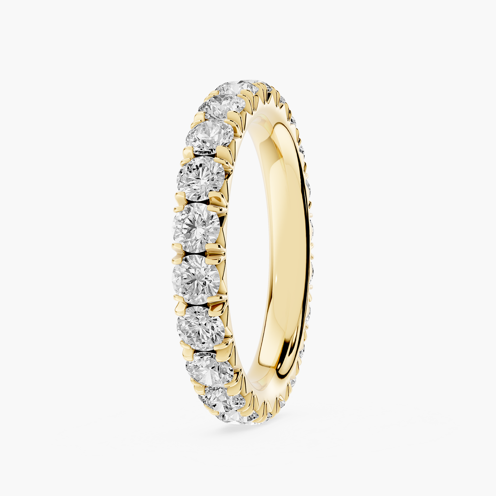 Lovea Sharon Eternity Ring Rundschliff – Gelbgold