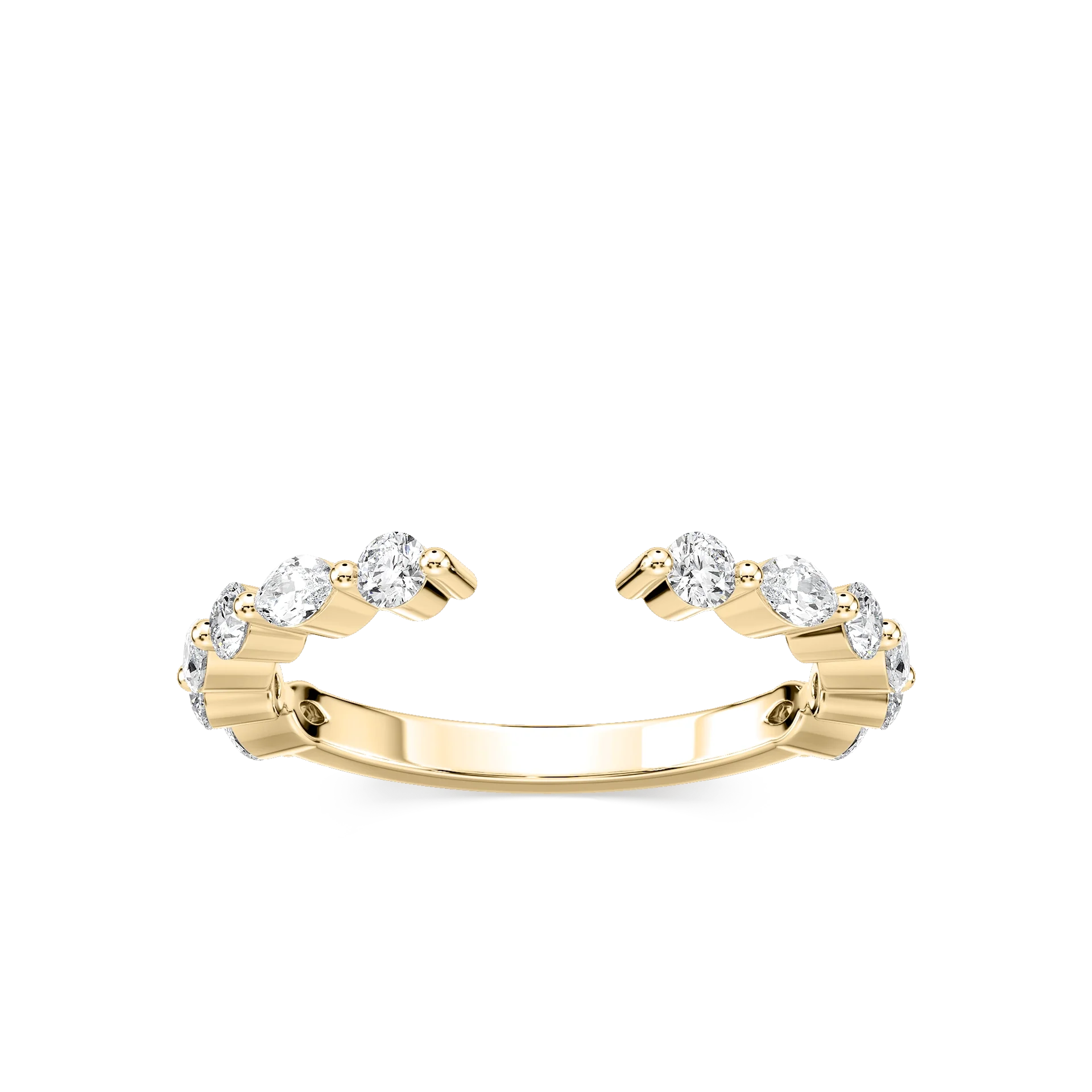 Lovea Sonnet Trauring – Offenes Design – Gelbgold