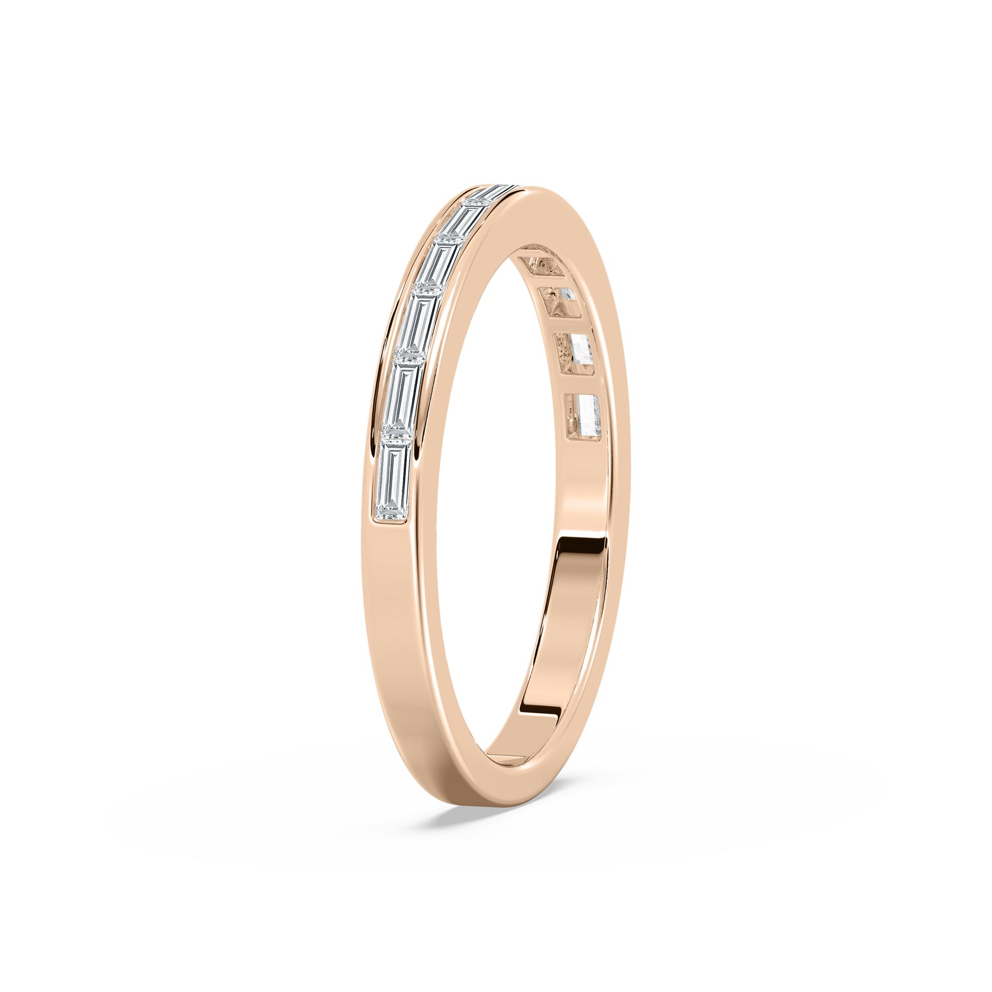 Lovea Leni Trauring – Baguette – Roségold