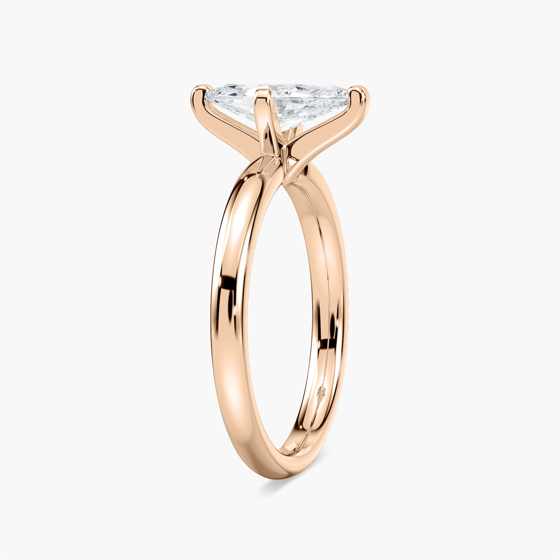 Lauren Solitaire Verlobungsring Marquiseschliff Roségold – Lovea