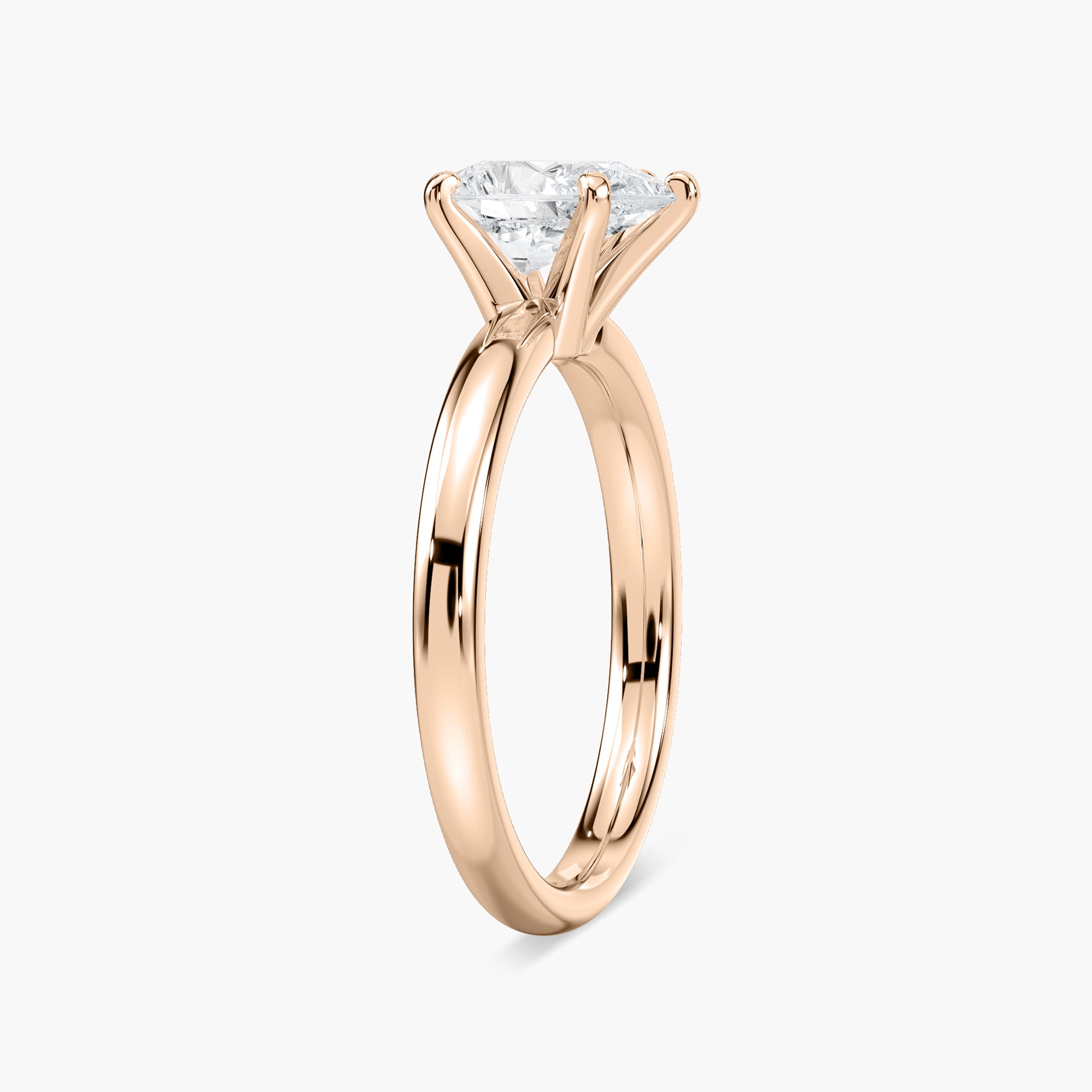 Lauren Solitaire Verlobungsring Tropfenschliff Roségold – Lovea