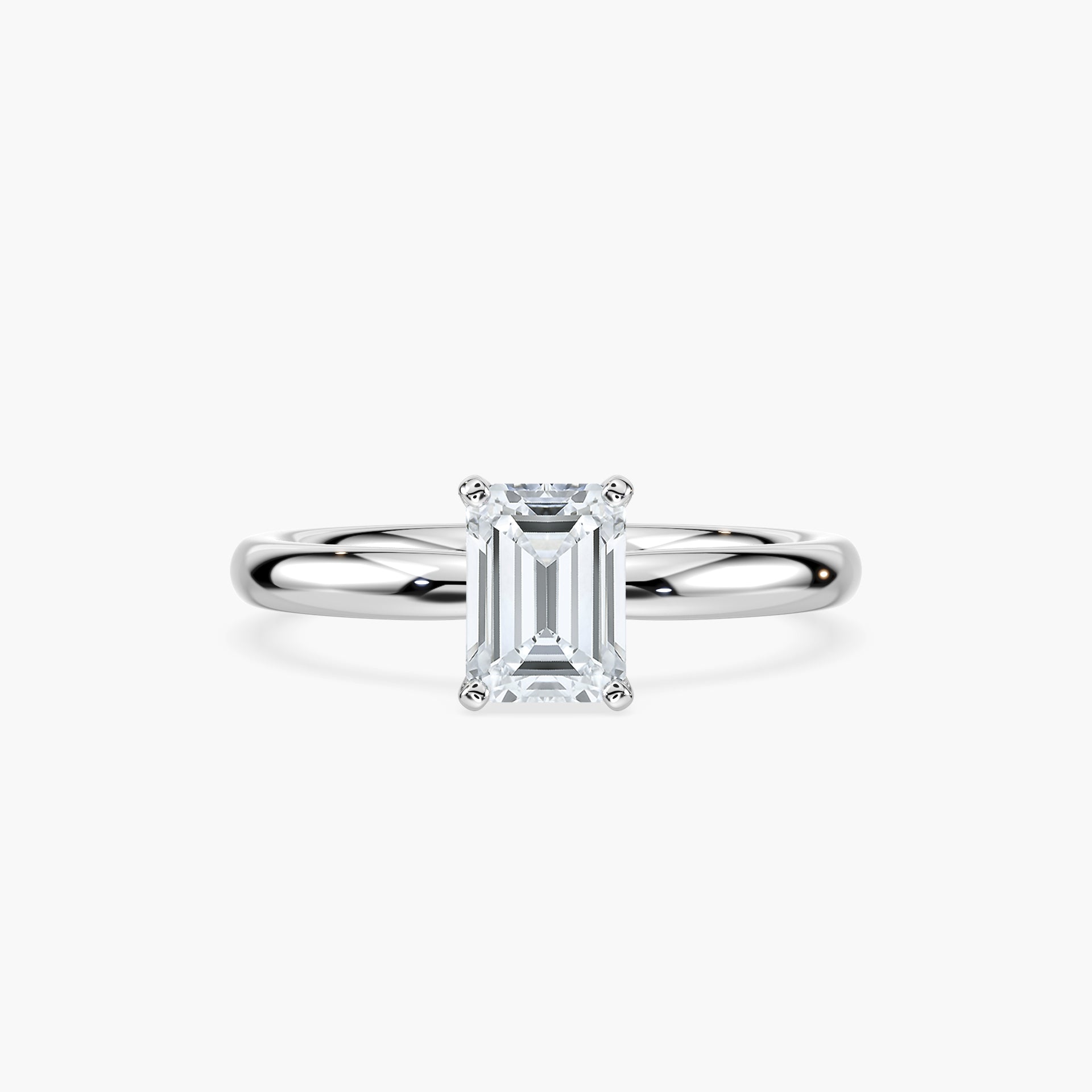 Lauren Solitaire Verlobungsring Smaragd Labordiamant – Lovea