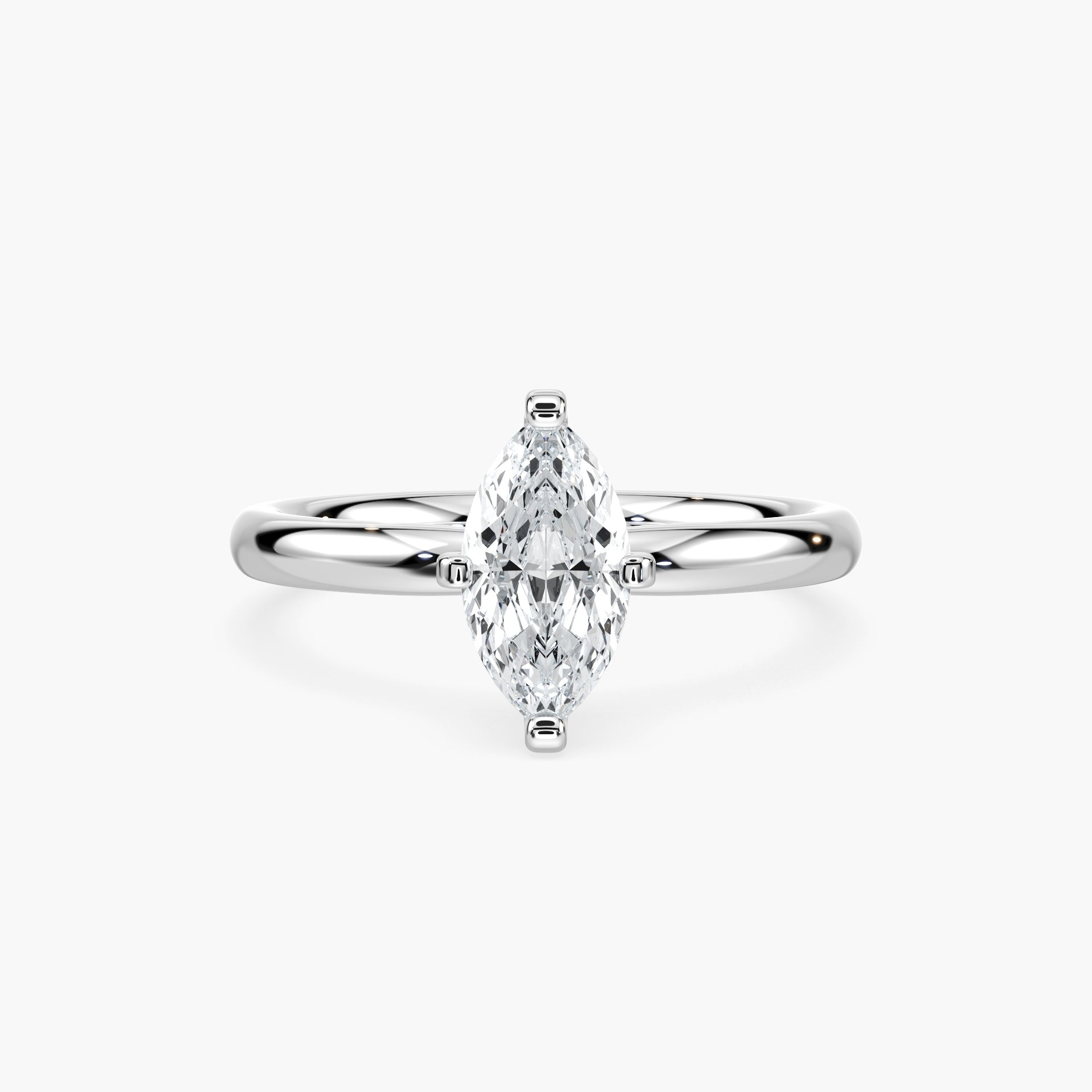 Lauren Solitaire Verlobungsring Marquise Labordiamant – Lovea