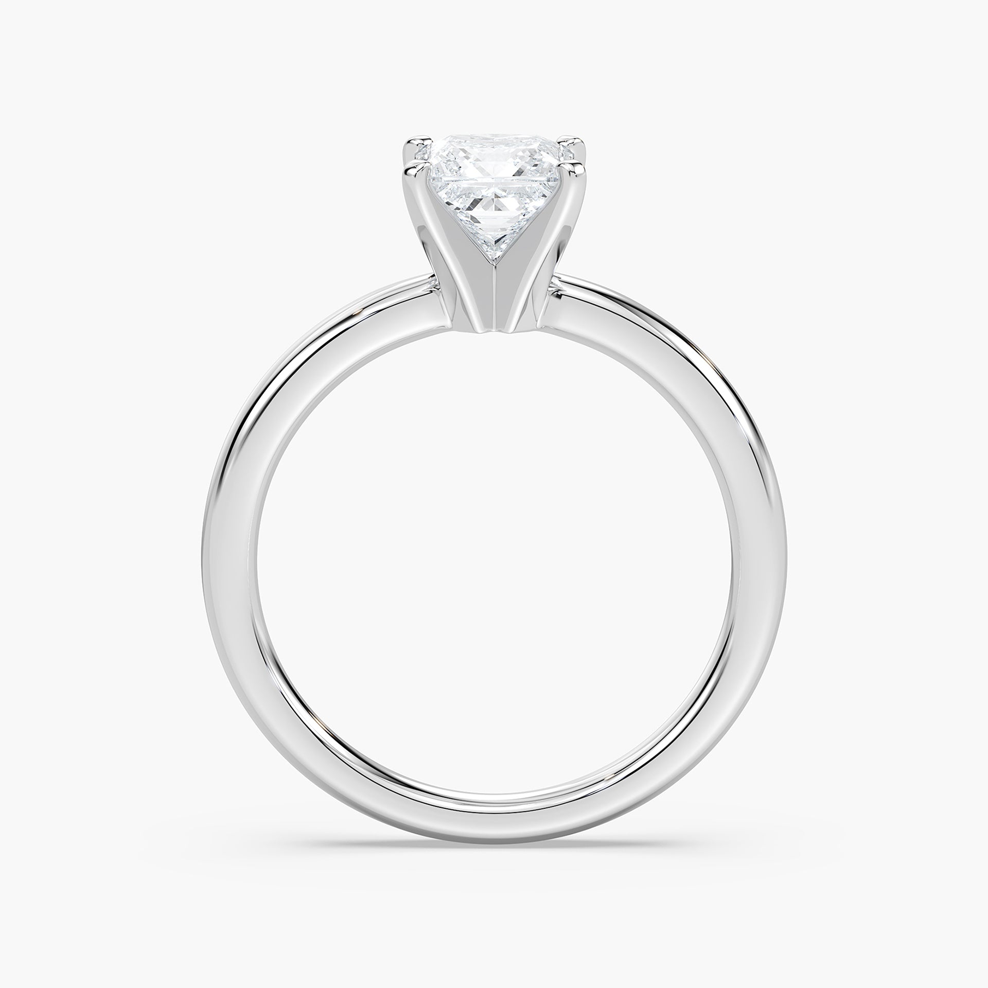 Lauren Solitaire Verlobungsring Prinzessschliff Hand – Lovea