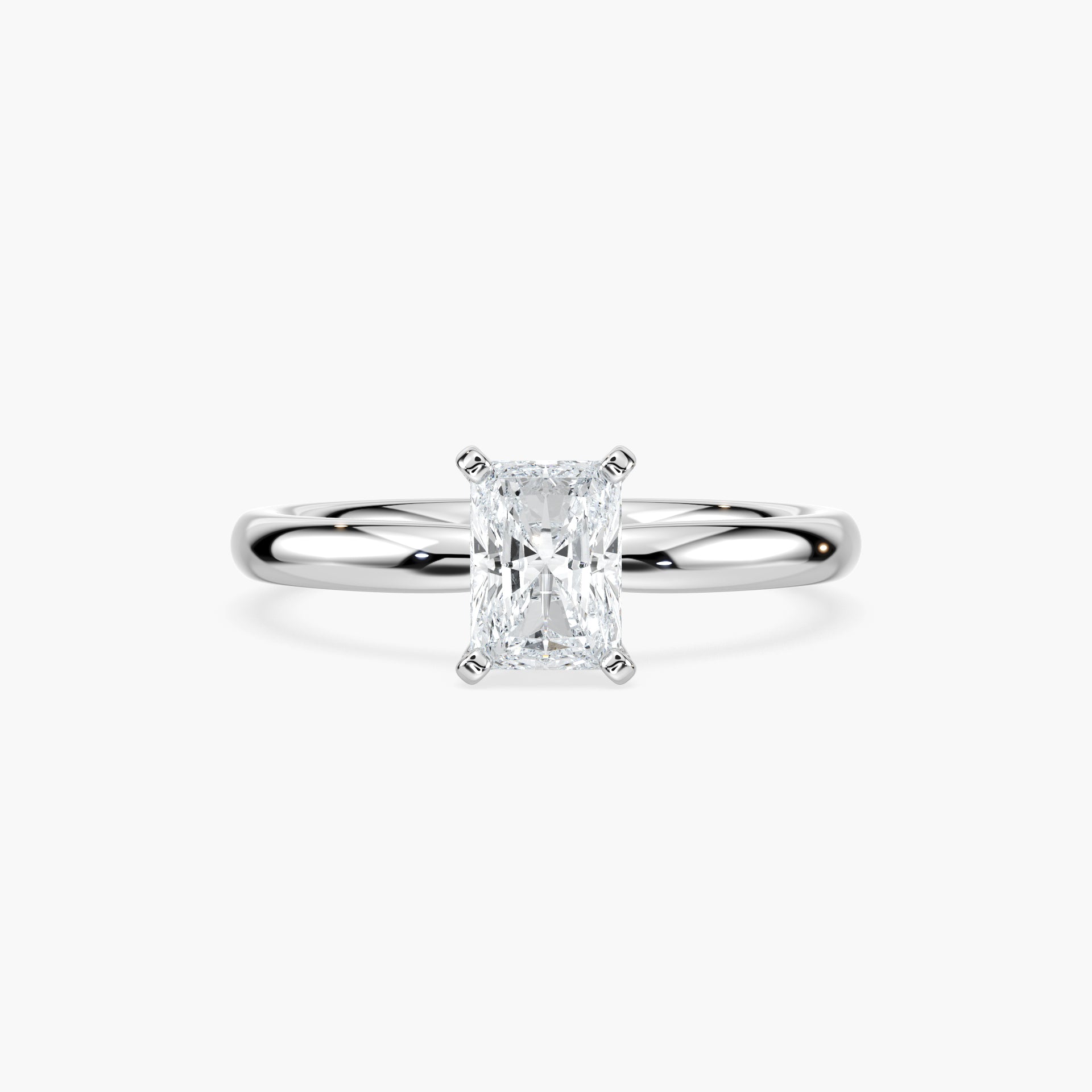 Lauren Solitaire Verlobungsring Radiant Labordiamant – Lovea