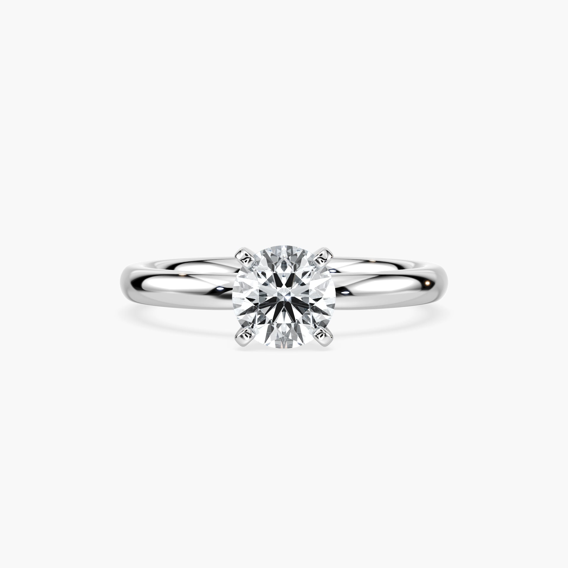 Lauren Solitaire Verlobungsring Brillantschliff Weißgold – Lovea