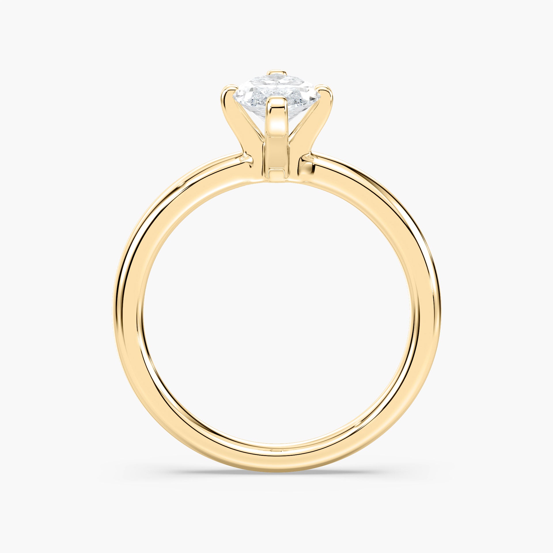 Lauren Solitaire Verlobungsring Marquiseschliff Gelbgold – Lovea