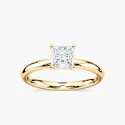 Lauren Solitaire Verlobungsring Prinzessschliff Gelbgold – Lovea