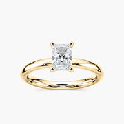 Lauren Solitaire Verlobungsring Radiantschliff Gelbgold – Lovea