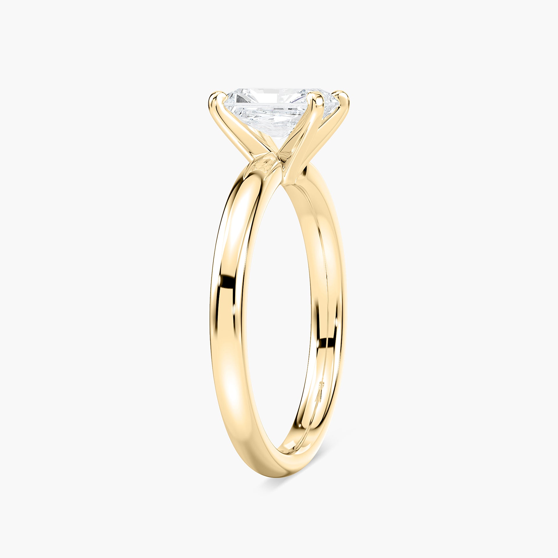 Lauren Solitaire Verlobungsring Radiantschliff Gelbgold – Lovea